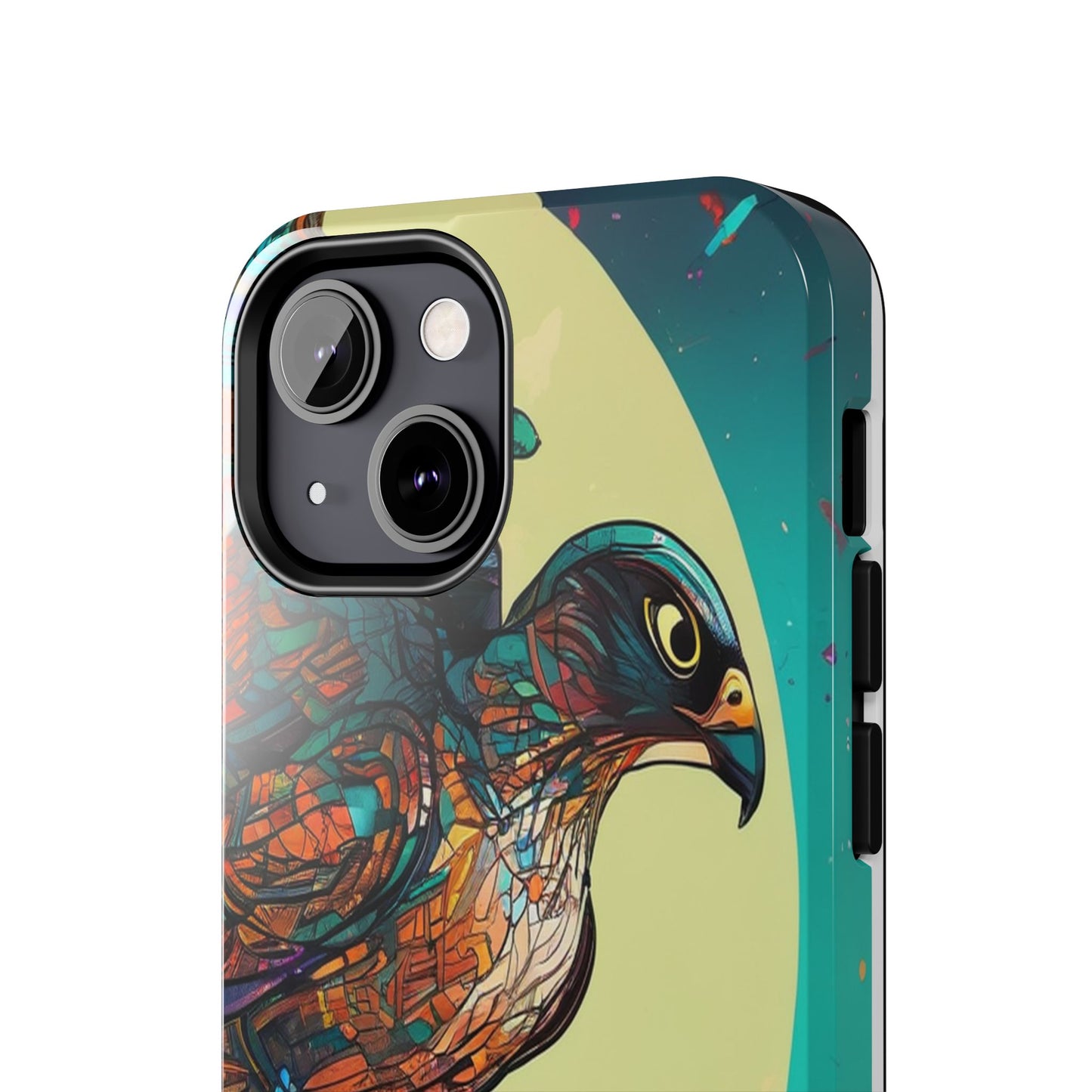 Neon Tough Phone Case - Impact-Resistant, Glossy Finish