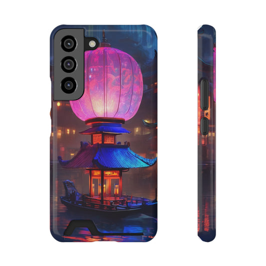 Neon Card Holder Phone Case - MagSafe, 1 Card Slot, Polycarbonate