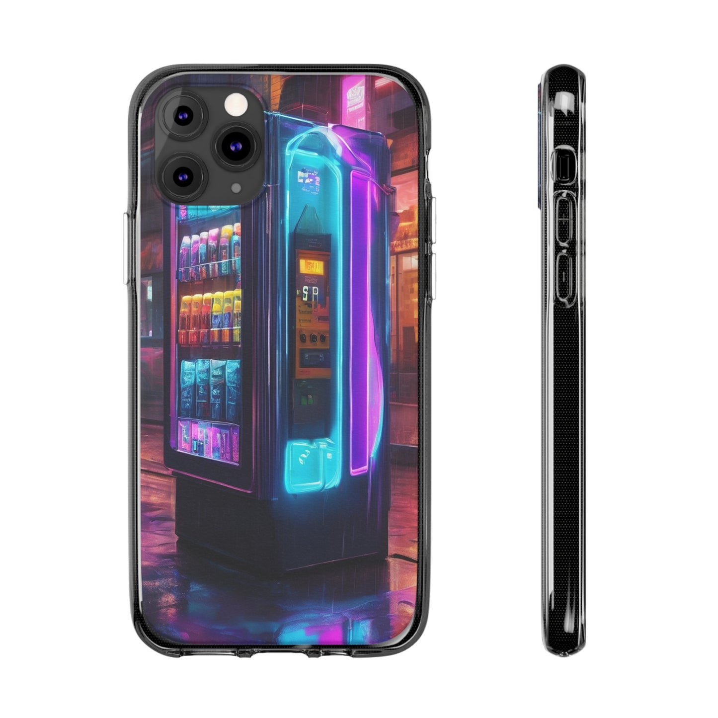 Clear Silicone Phone Case - Slim, Flexible with Open Ports