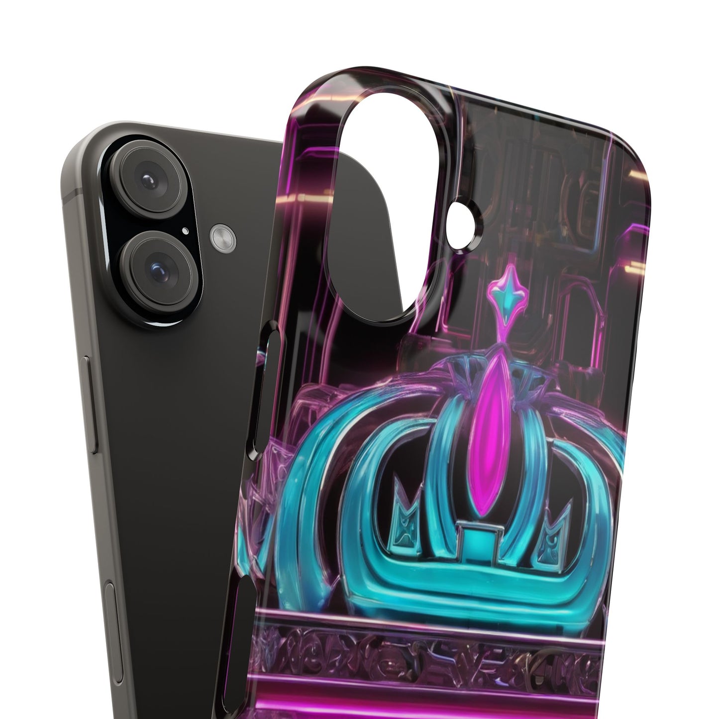 Slim Phone Case for iPhone 16 - Glossy, Lightweight, Impact-Resistant