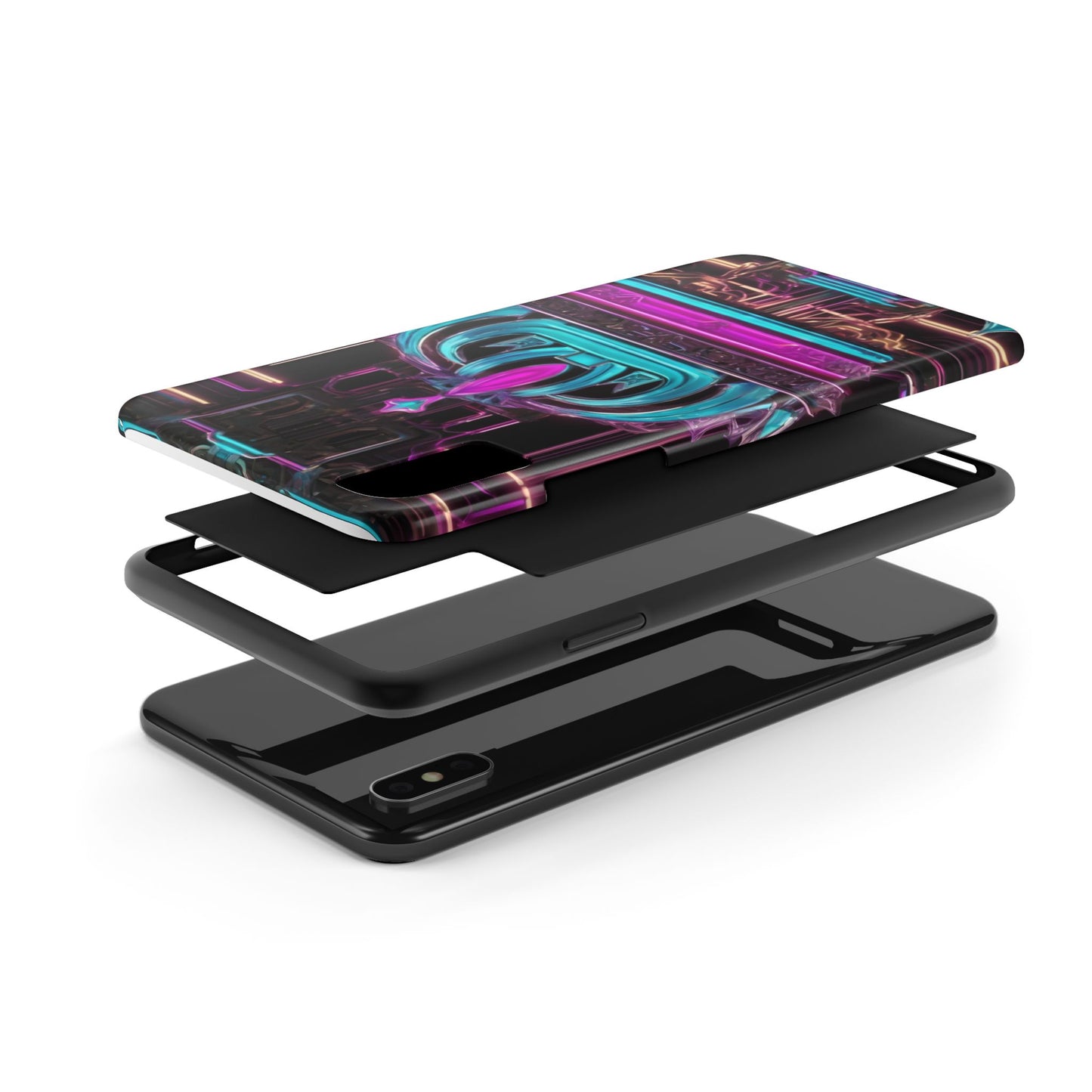 Tough Phone Case - Shockproof TPU & PC Shell, Glossy Finish