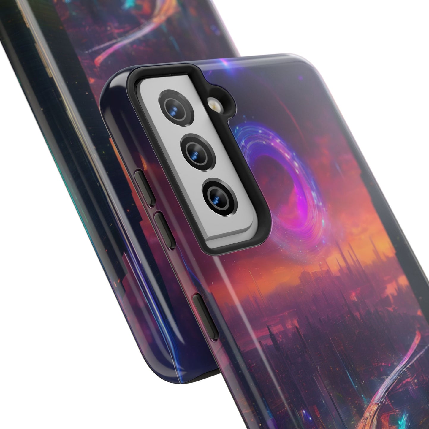 Tough Phone Case – Shockproof TPU/Polycarbonate for iPhone & Samsung