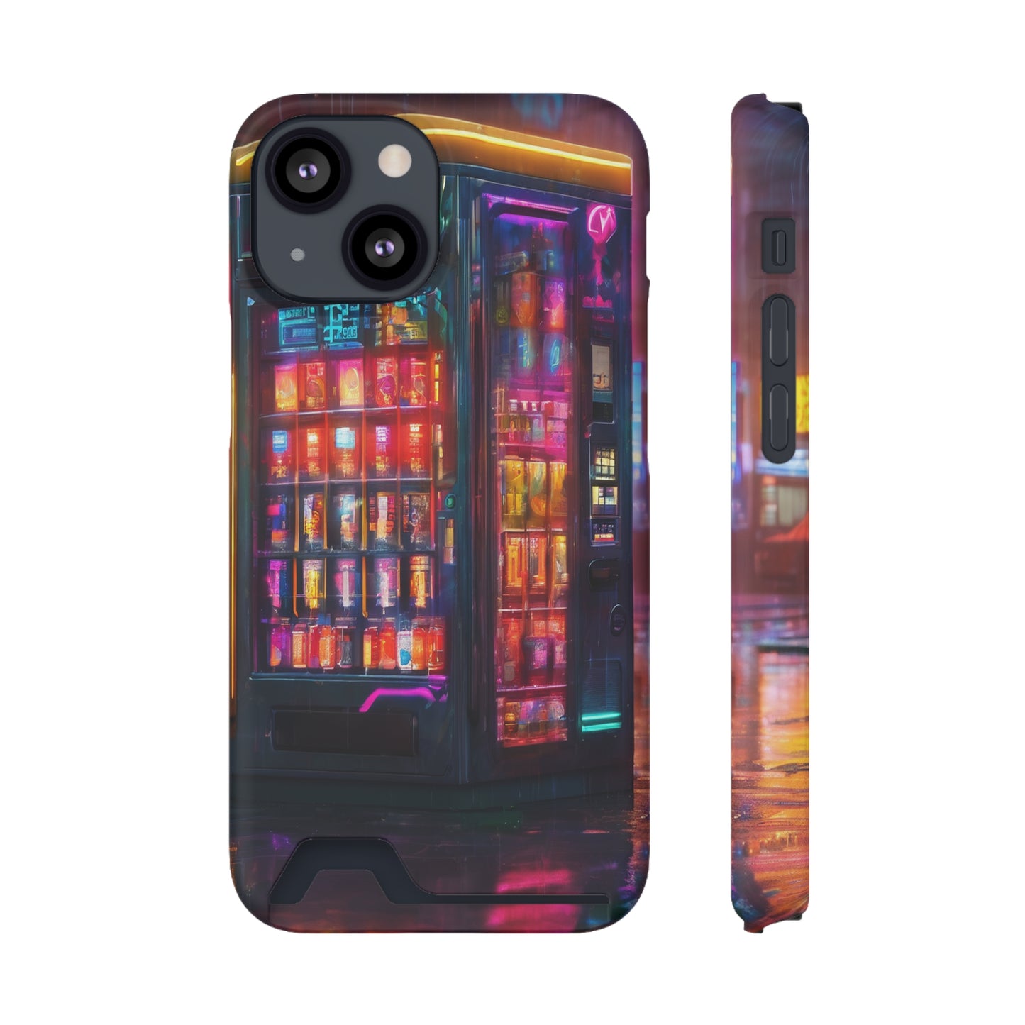 Phone Case with Card Holder - Impact-Resistant Polycarbonate, MagSafe