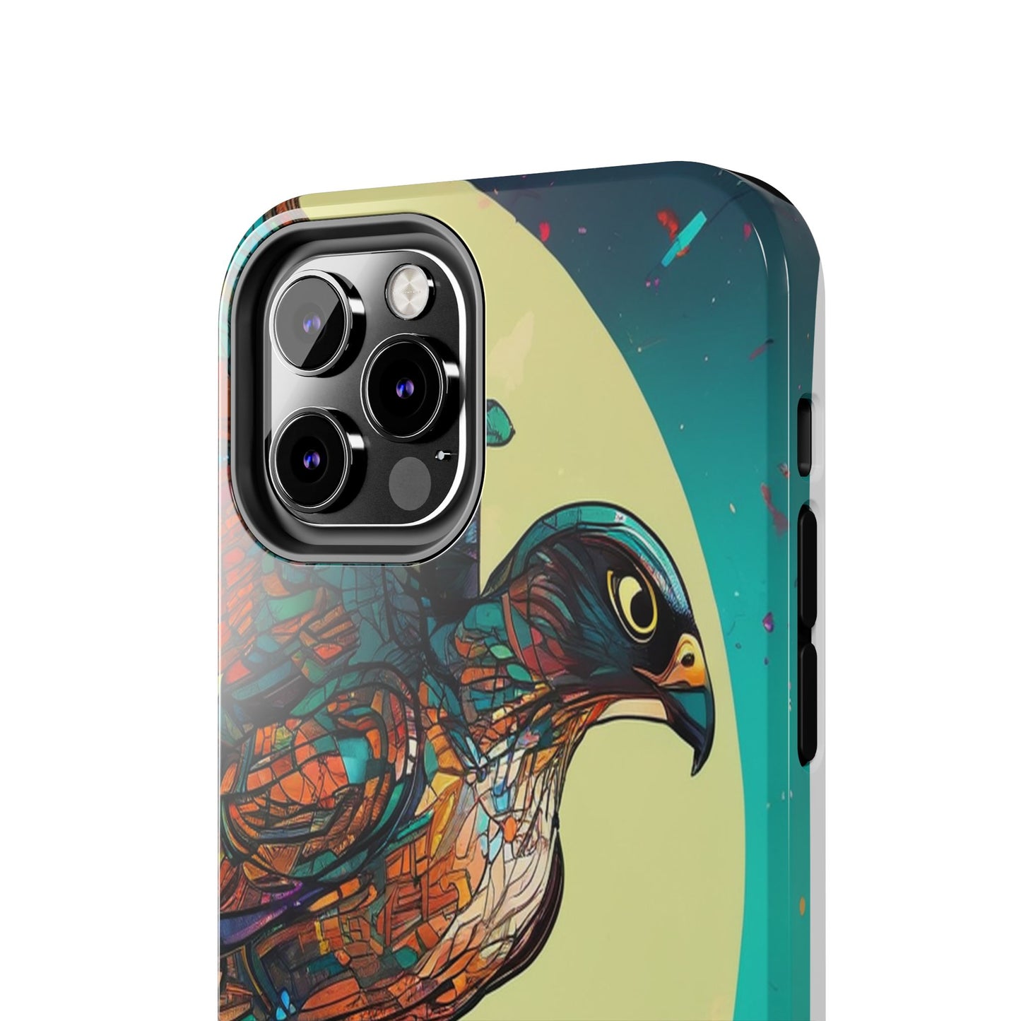 Neon Tough Phone Case - Impact-Resistant, Glossy Finish