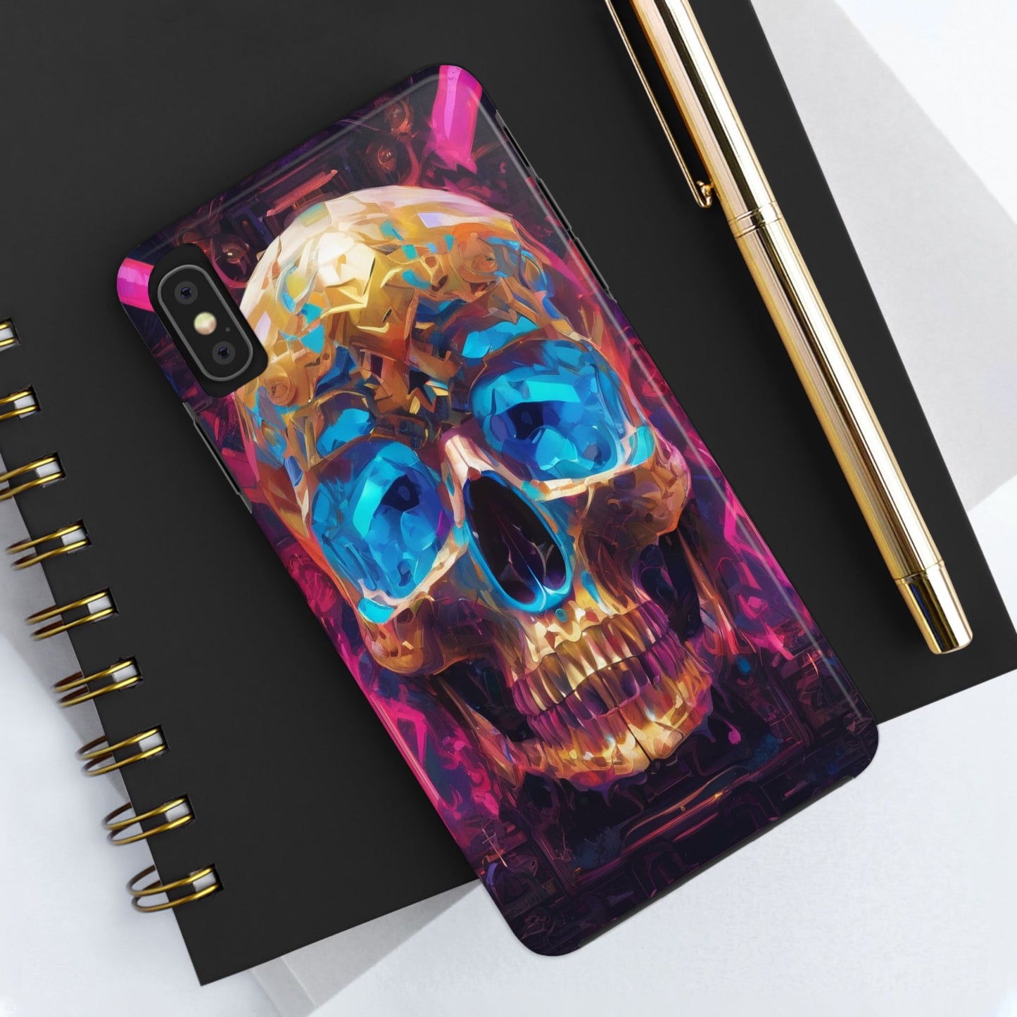 Rugged Phone Case - Impact-Resistant, Glossy Polycarbonate