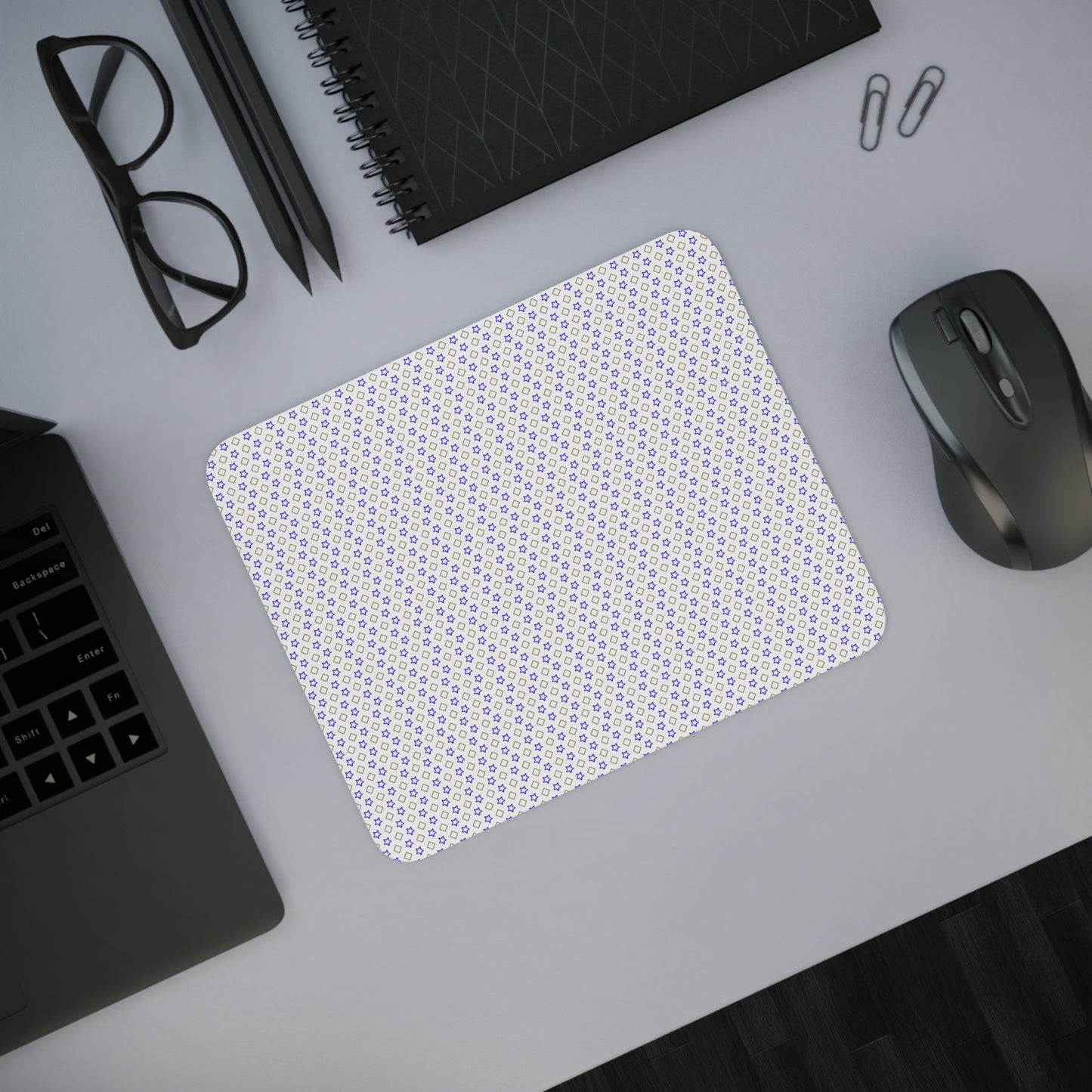 Customizable Desk Mouse Pad - One-Sided Print, 3mm Thick Rubber Base