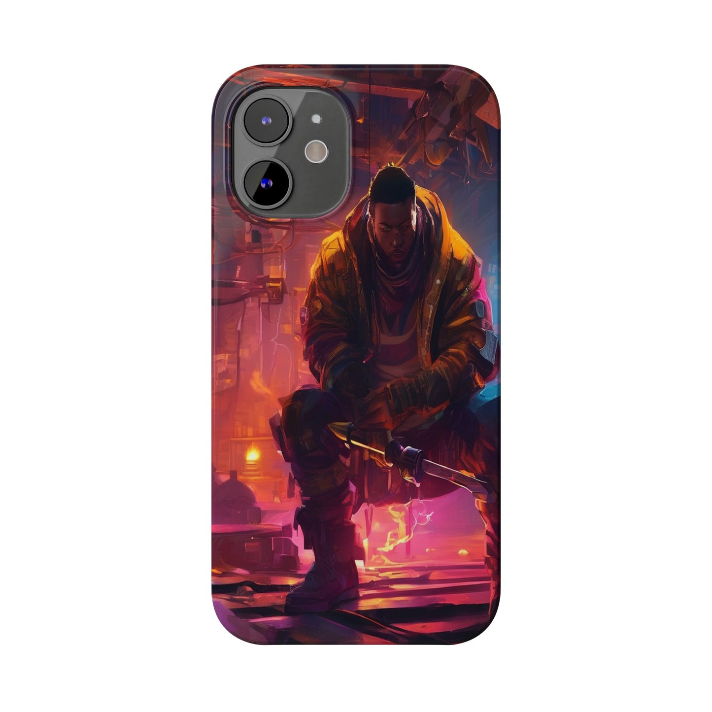 Slim Phone Case for iPhone 16 - Ultra-Thin, Glossy PC