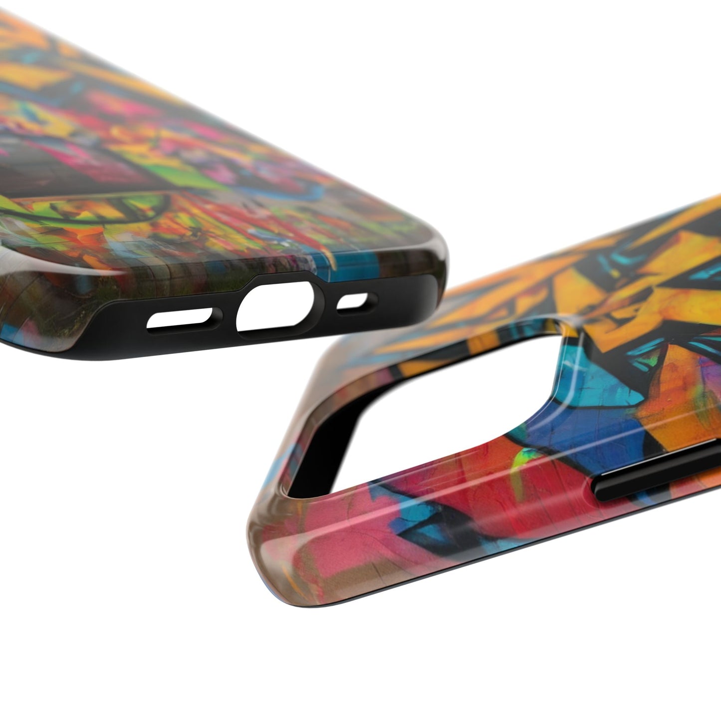 Rugged Phone Case - Impact-Resistant, Glossy Finish