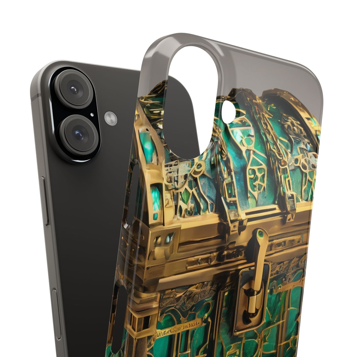 iPhone 16 Slim Phone Case: Glossy Lexan, Ultra-Slim