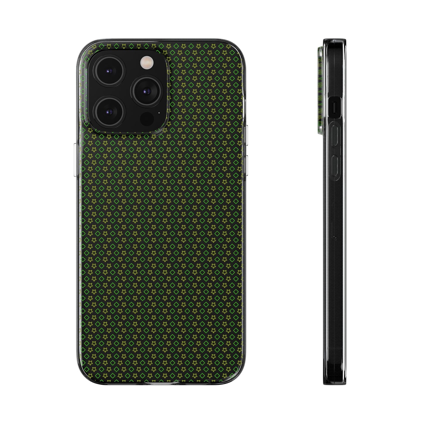 Clear Silicone Phone Case Slim Flexible Open-Port Design