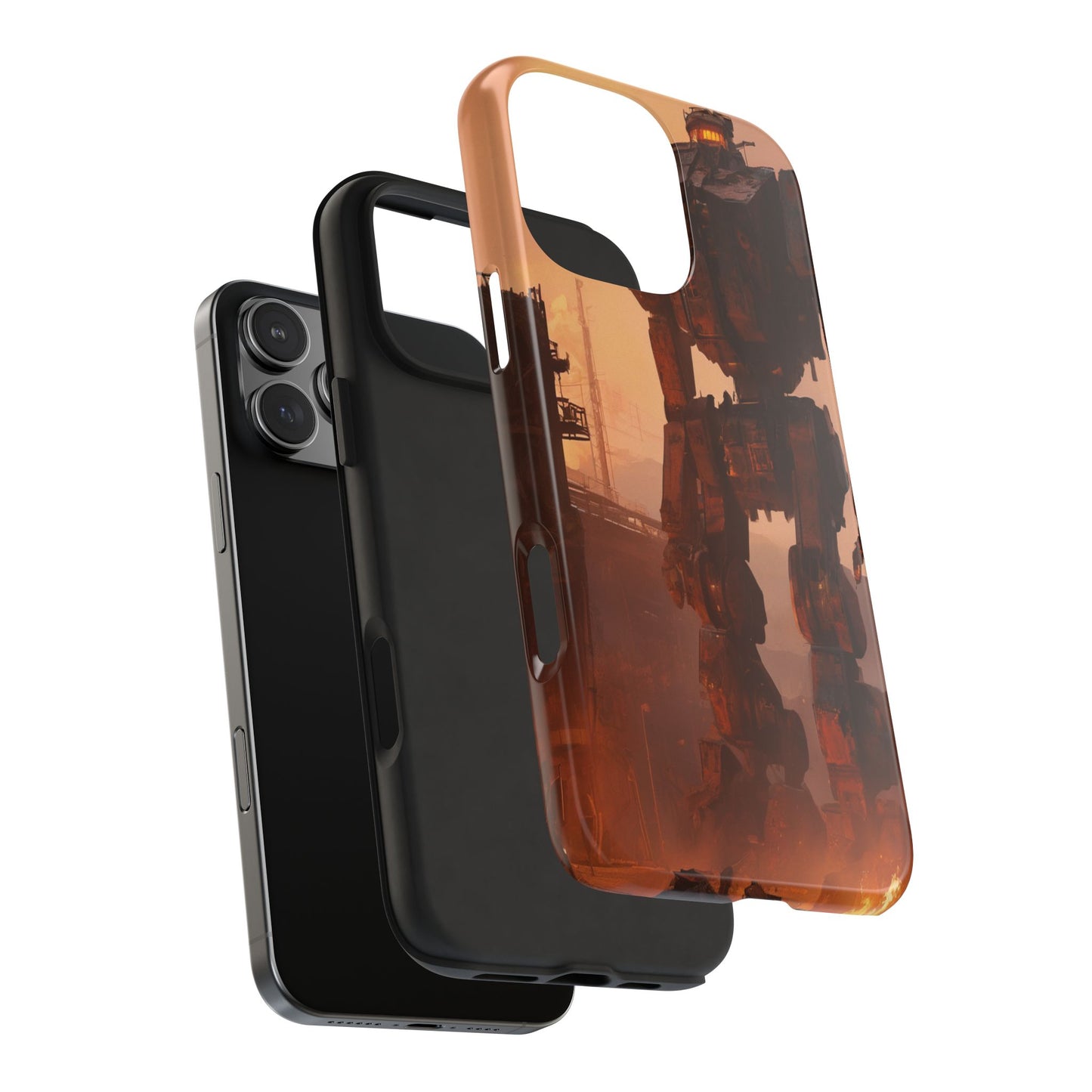 Tough Phone Case - Impact-Resistant, 2-Piece TPU/PC