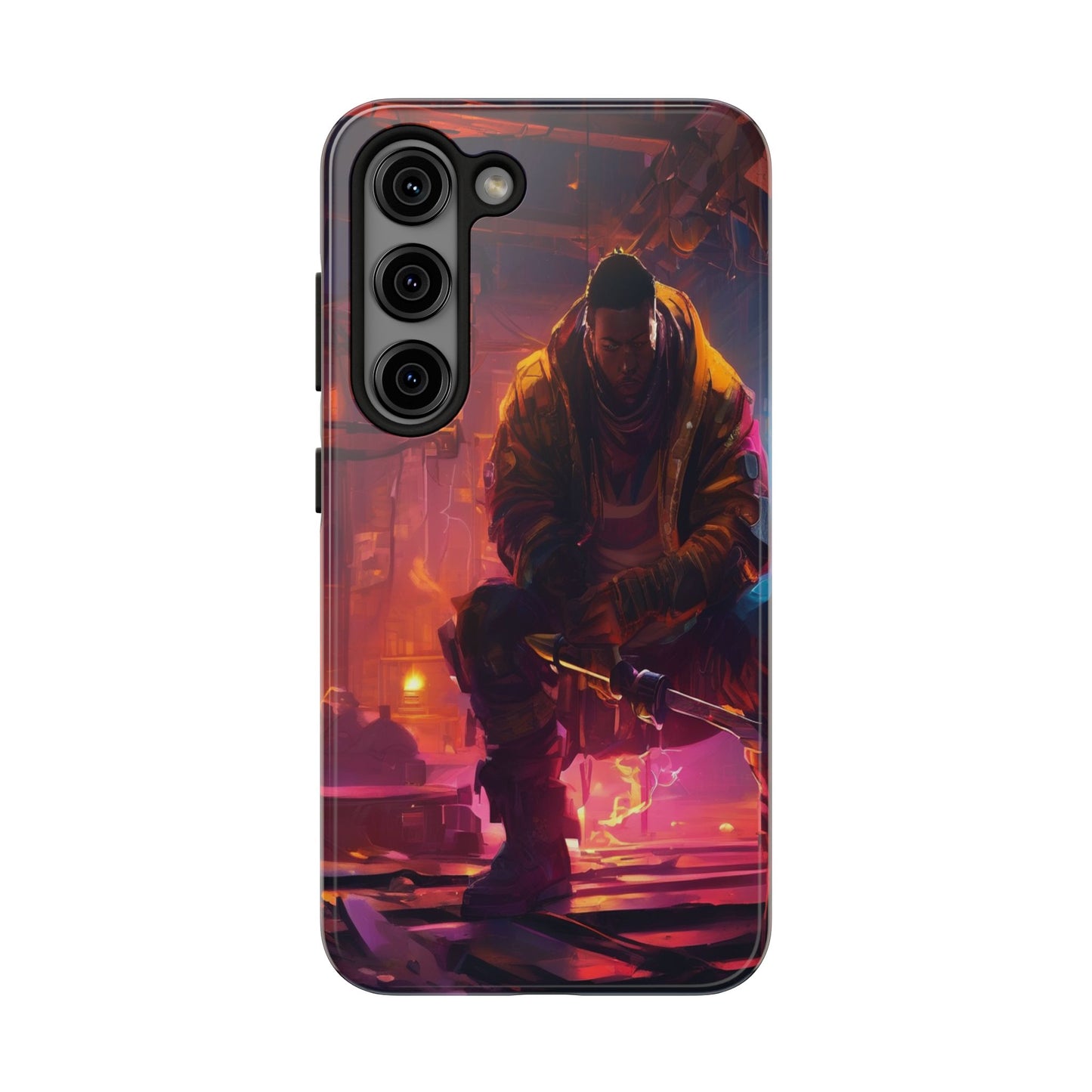 Tough Phone Case - Shockproof TPU & PC Shell for iPhone & Samsung