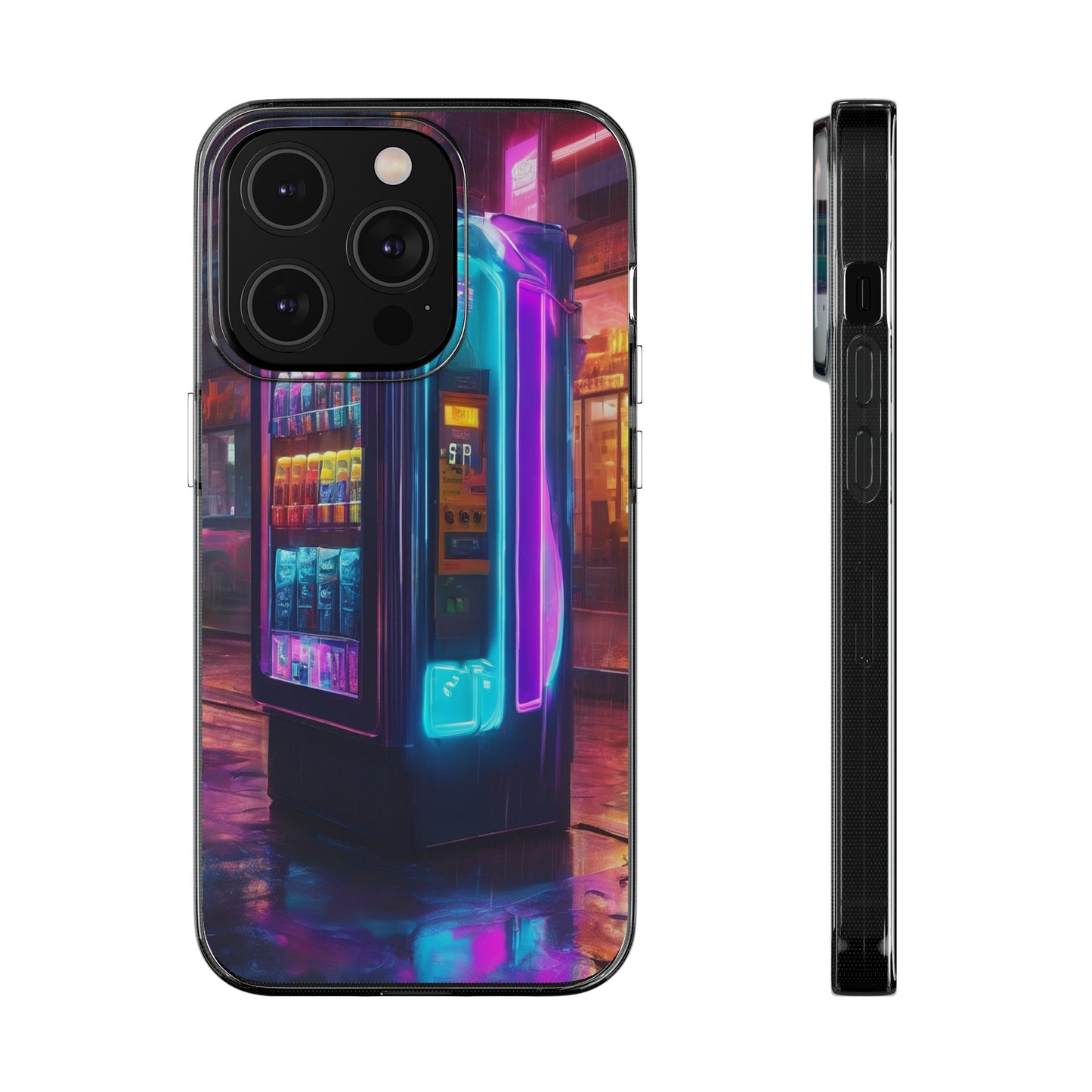Clear Silicone Phone Case - Slim, Flexible with Open Ports