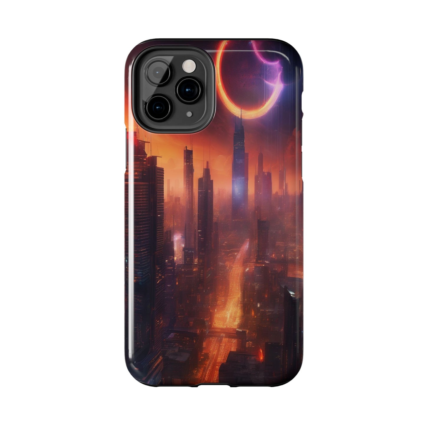 Rugged Phone Case - Impact-Resistant Dual-Layer TPU/PC, Glossy