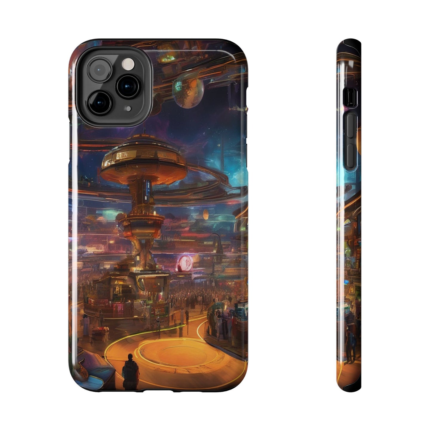 Tough Phone Case - 2-Piece Impact-Resistant Glossy Shield
