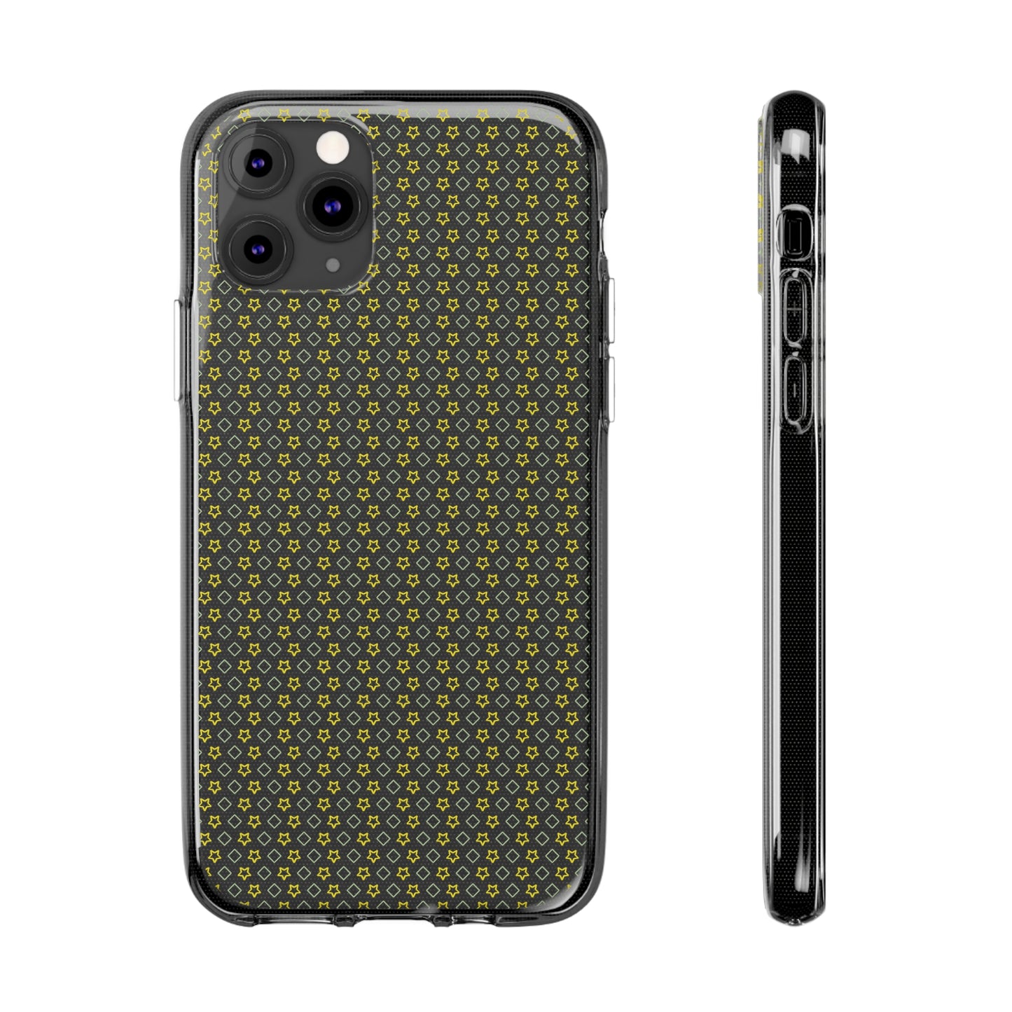 Clear Silicone Phone Case Slim Durable Open-Port Design