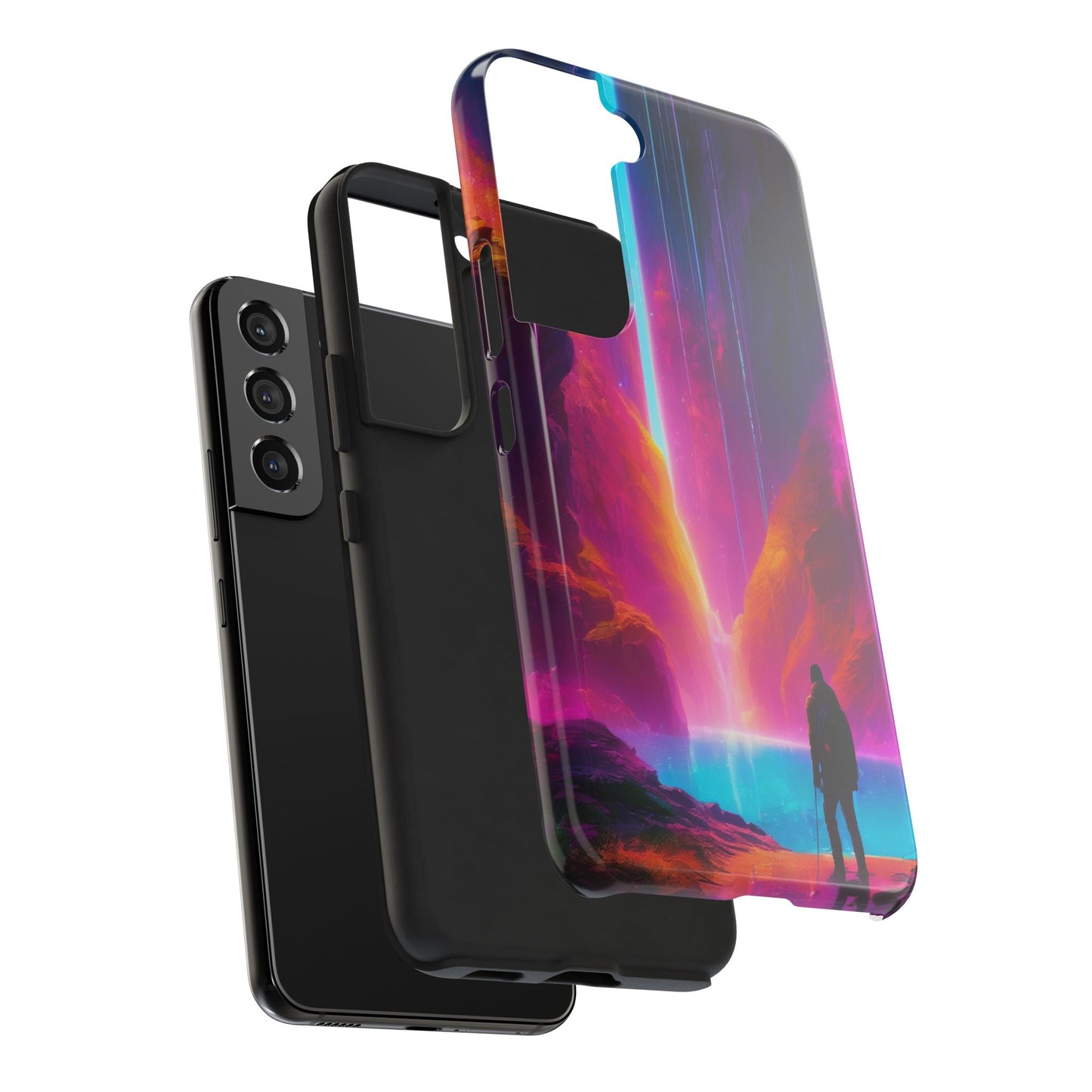 Tough Phone Case with TPU & PC Shell – Shockproof for iPhone/Samsung