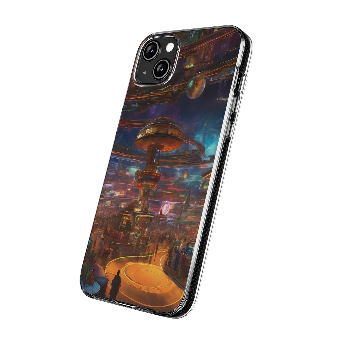 Clear Silicone Phone Case - Slim, Durable, Open-Port Design