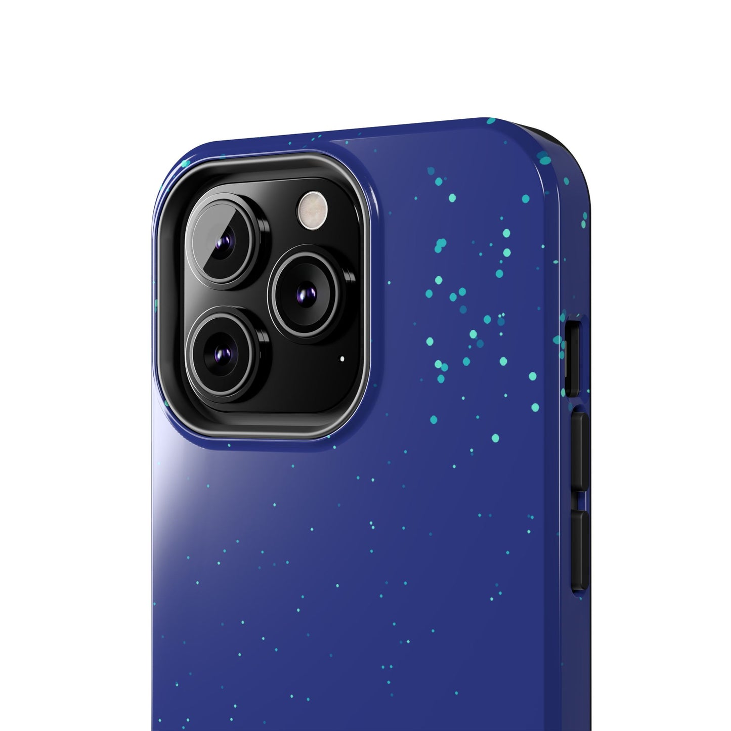 Blue Abstract Dot Pattern Tough Phone Cases, Case-Mate