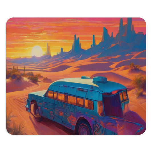 Custom Mouse Pad - Round or Rectangle, Neoprene Non-Slip Desk Pad