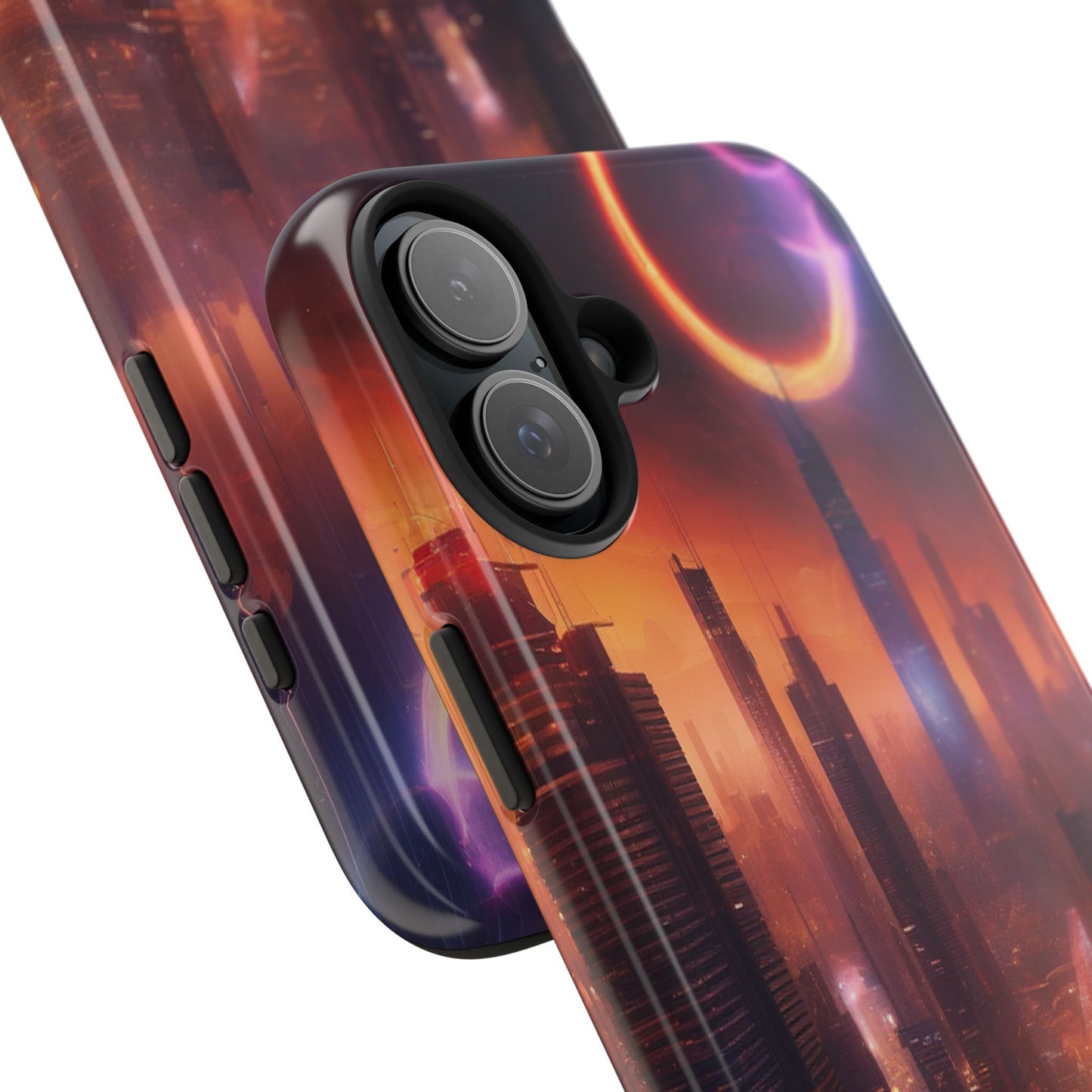 Rugged Phone Case - Impact-Resistant Dual-Layer TPU/PC, Glossy