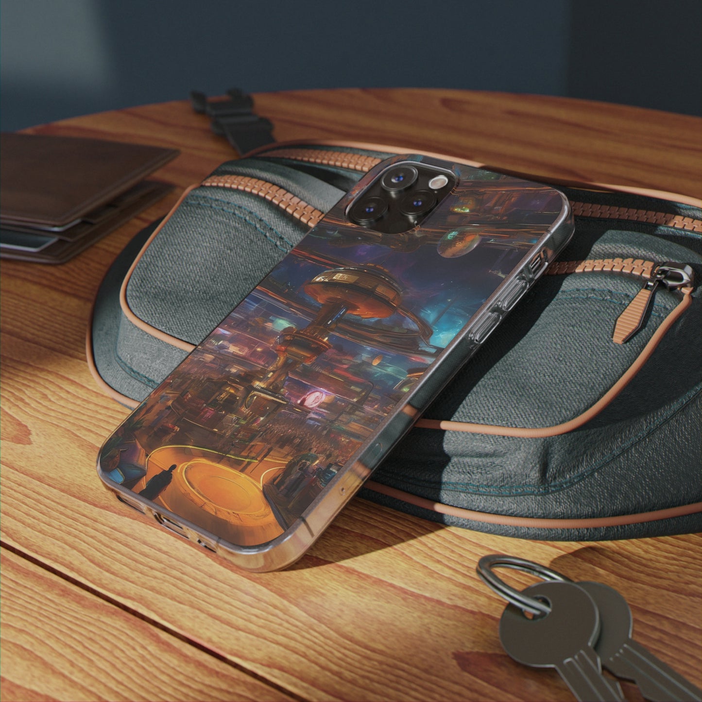 Clear Silicone Phone Case - Slim, Durable, Open-Port Design