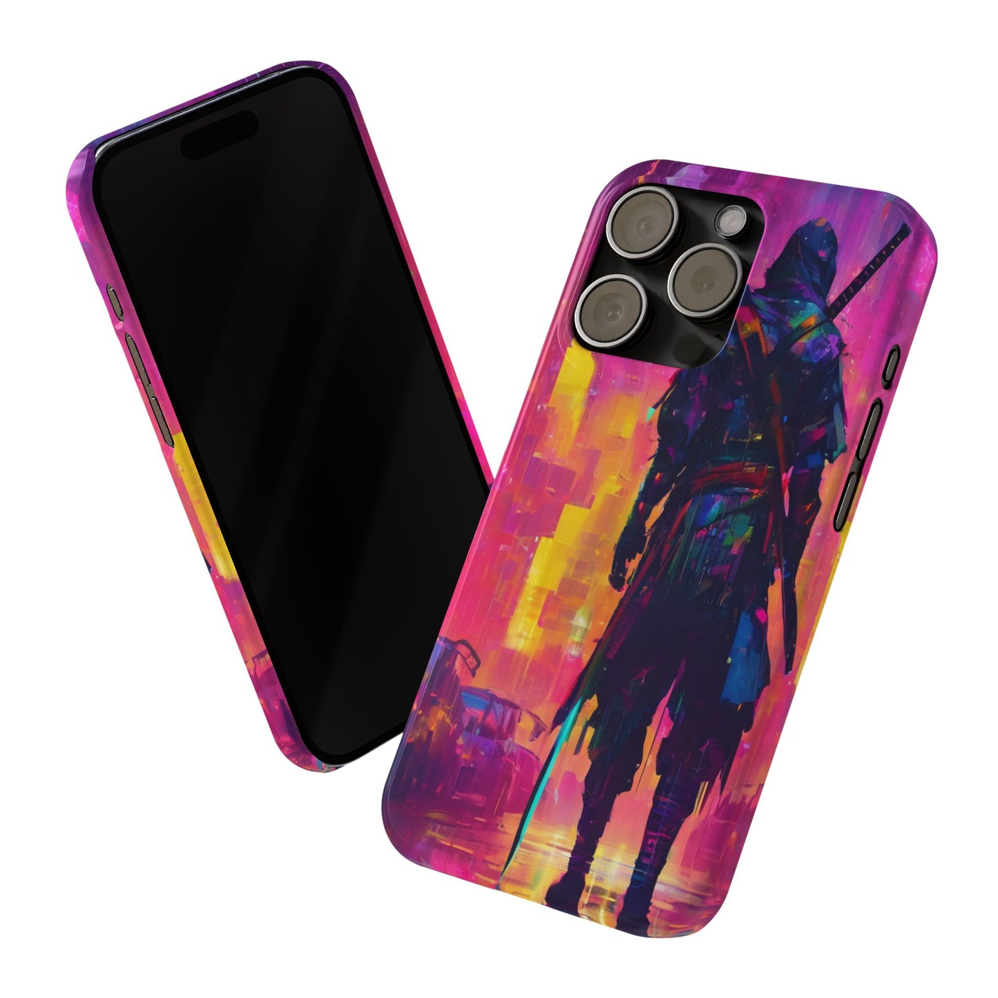 Neon Slim Phone Case for iPhone 16 - Glossy Lexan Finish