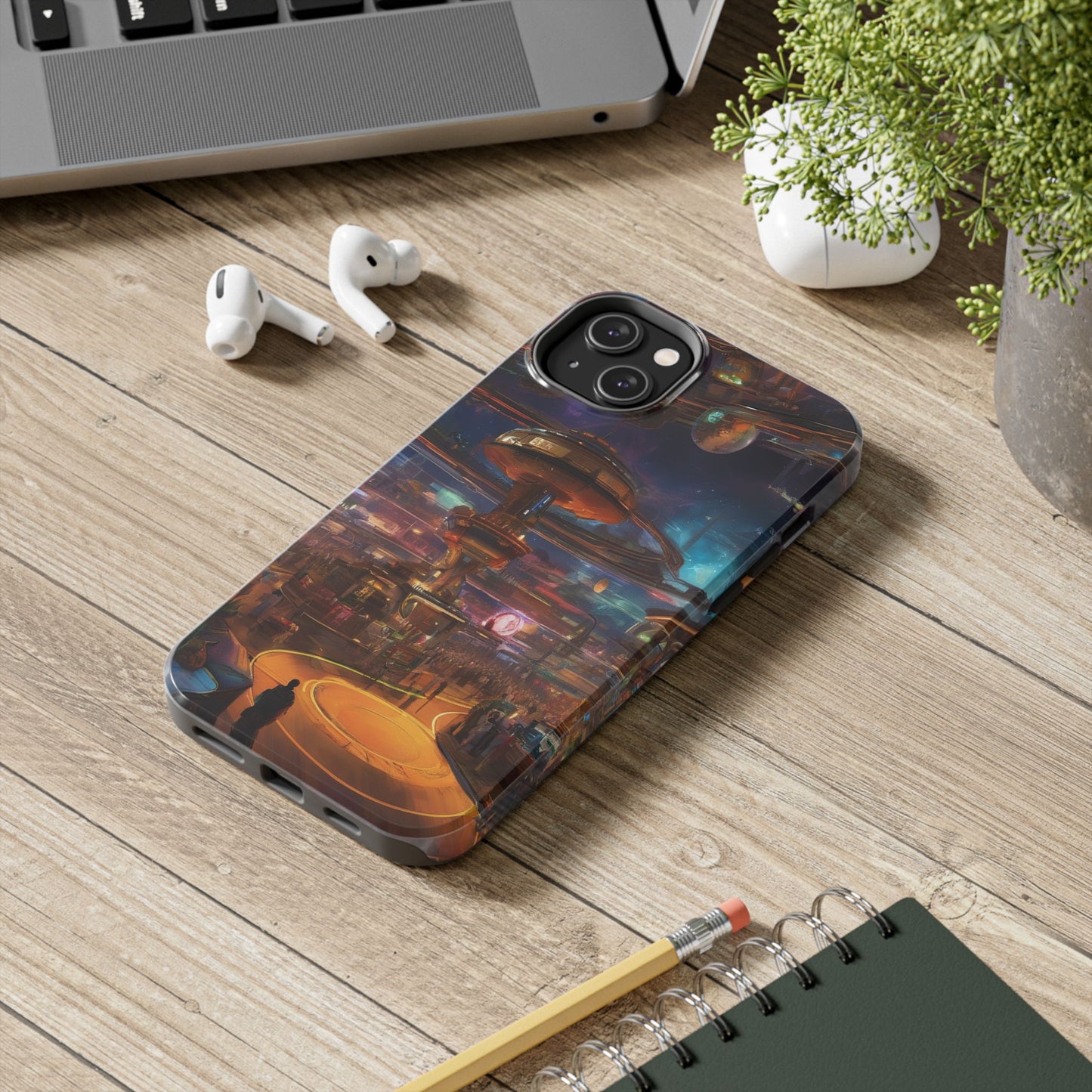 Tough Phone Case - 2-Piece Impact-Resistant Glossy Shield