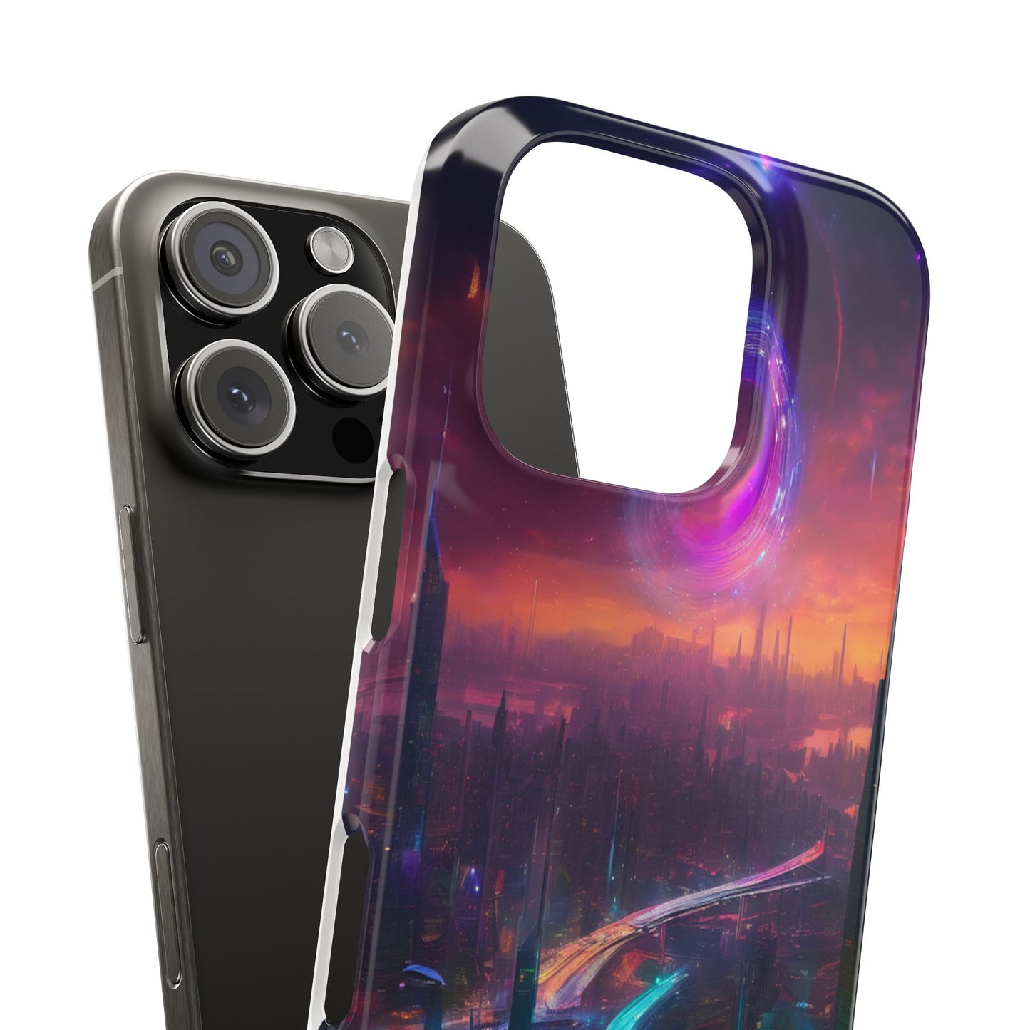 Slim Glossy Phone Case for iPhone 16 – Lexan PC