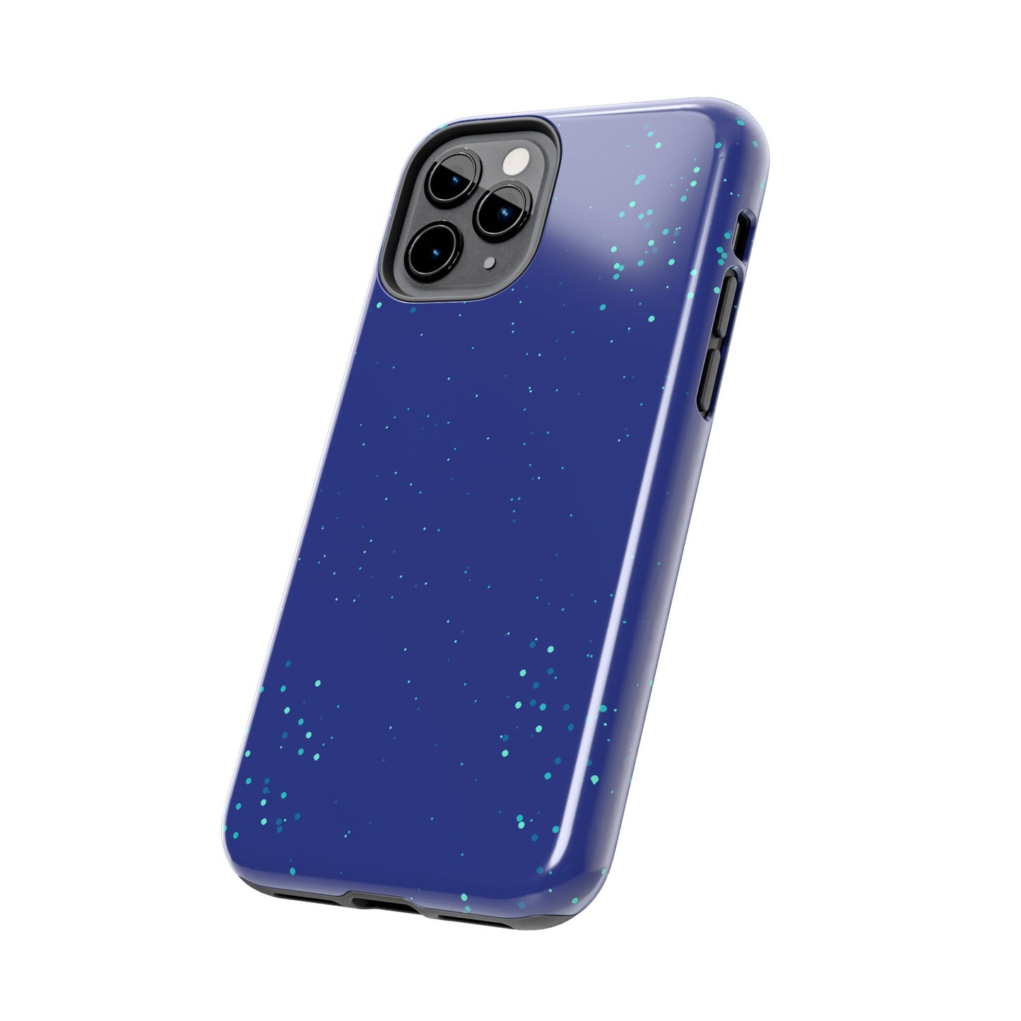 Blue Abstract Dot Pattern Tough Phone Cases, Case-Mate