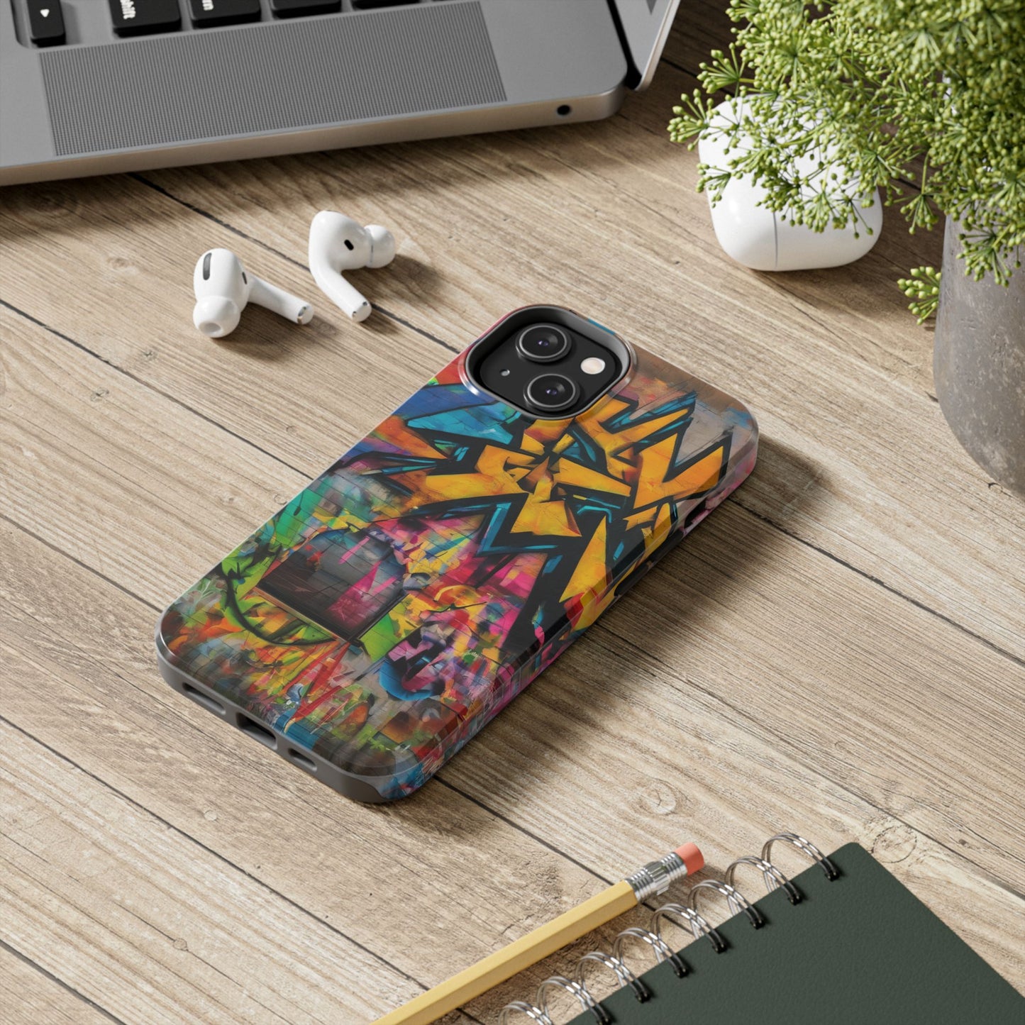 Rugged Phone Case - Impact-Resistant, Glossy Finish