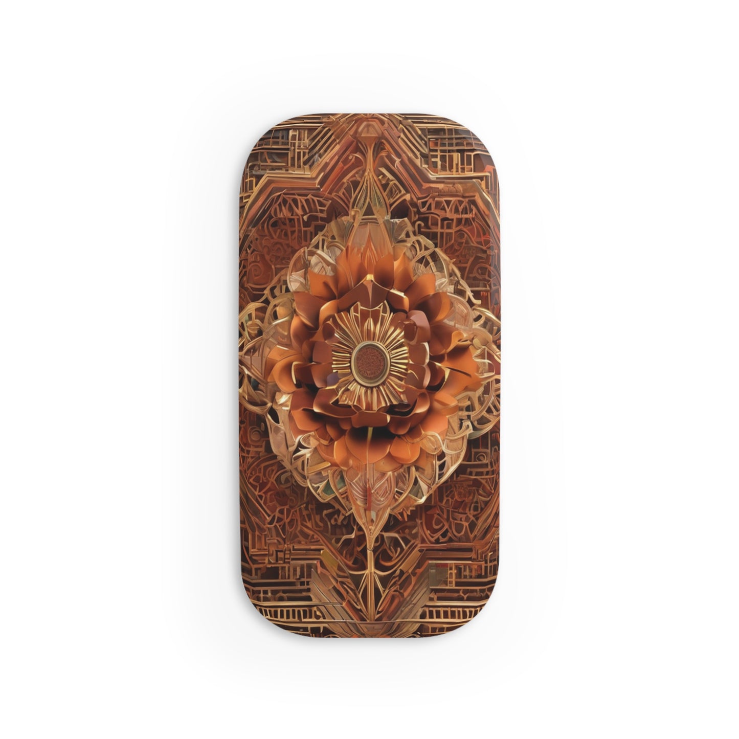 Phone Click-On Grip: Durable Polycarbonate Kickstand