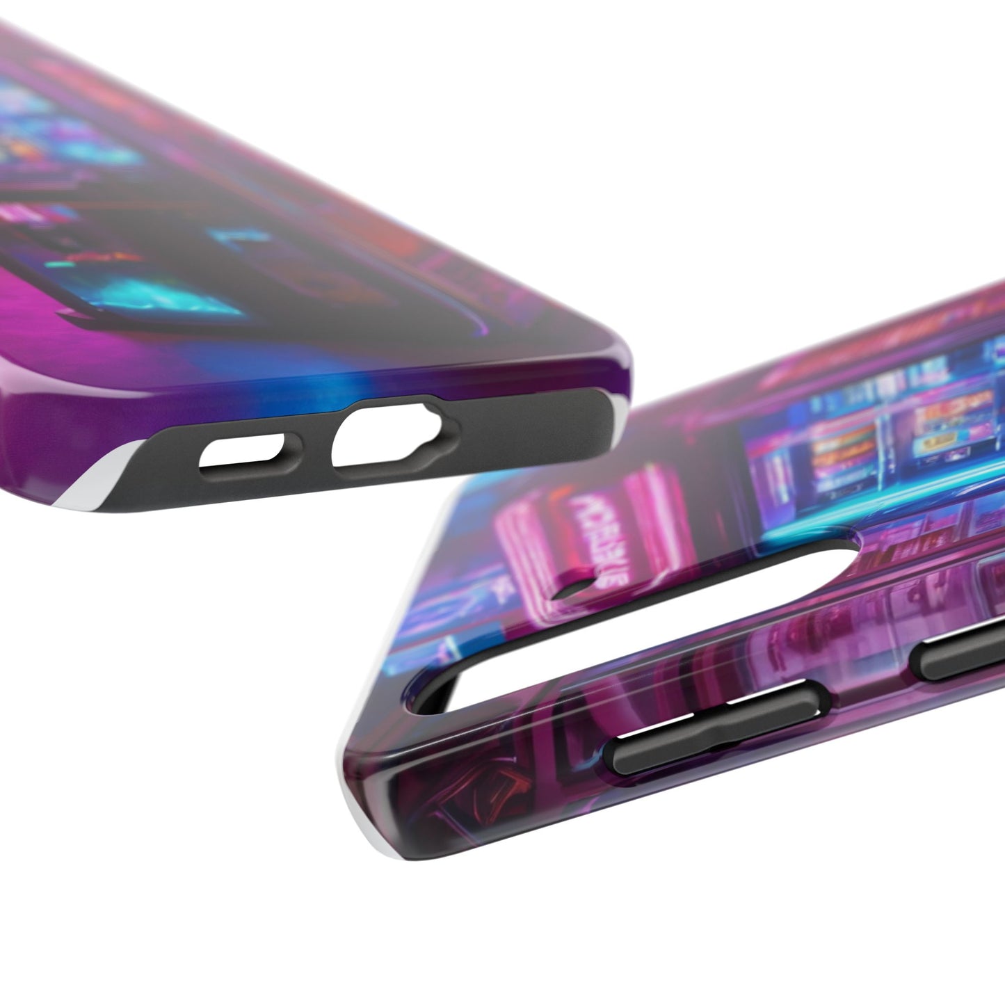 Tough Phone Case with TPU Shell - Impact-Resistant, Glossy Finish