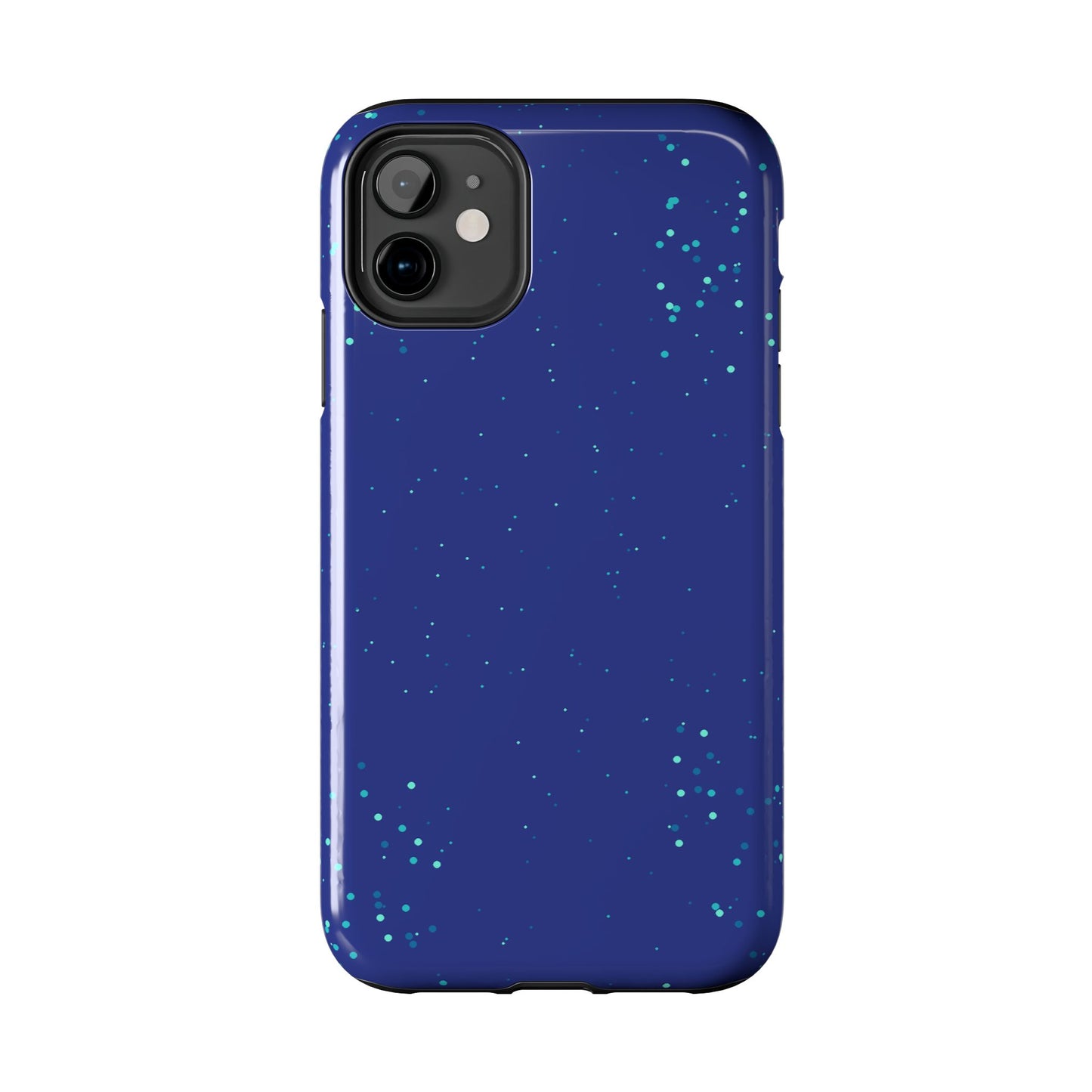 Blue Abstract Dot Pattern Tough Phone Cases, Case-Mate