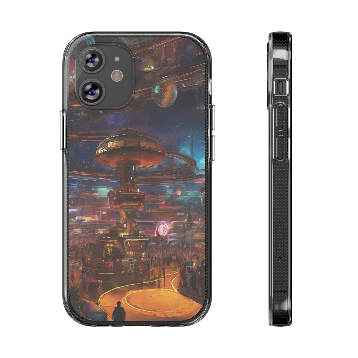 Clear Silicone Phone Case - Slim, Durable, Open-Port Design
