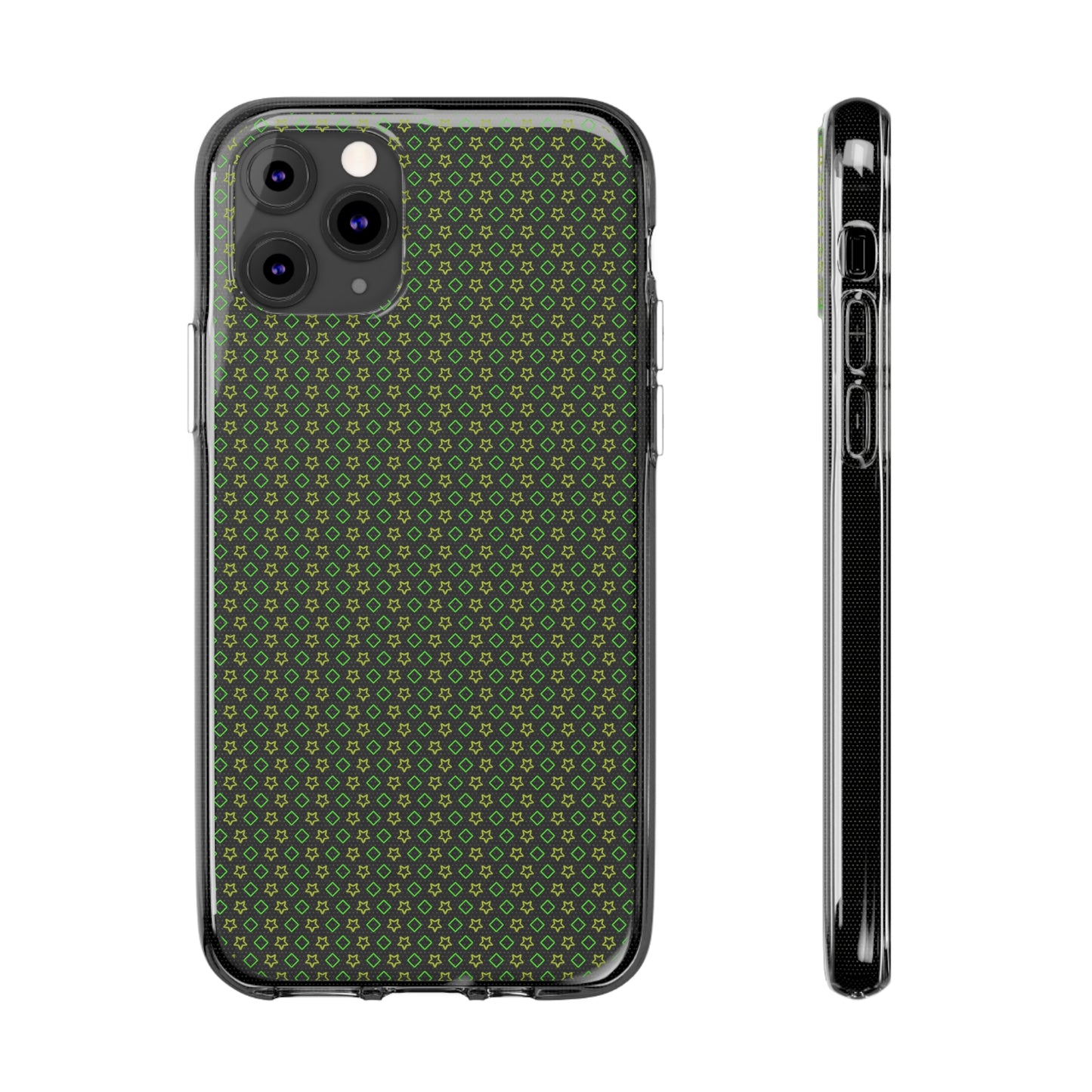 Clear Silicone Phone Case Slim Flexible Open-Port Design