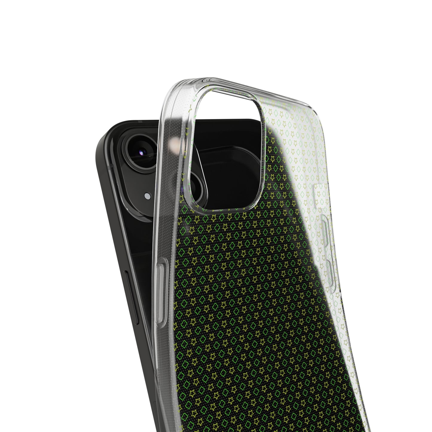 Clear Silicone Phone Case Slim Flexible Open-Port Design