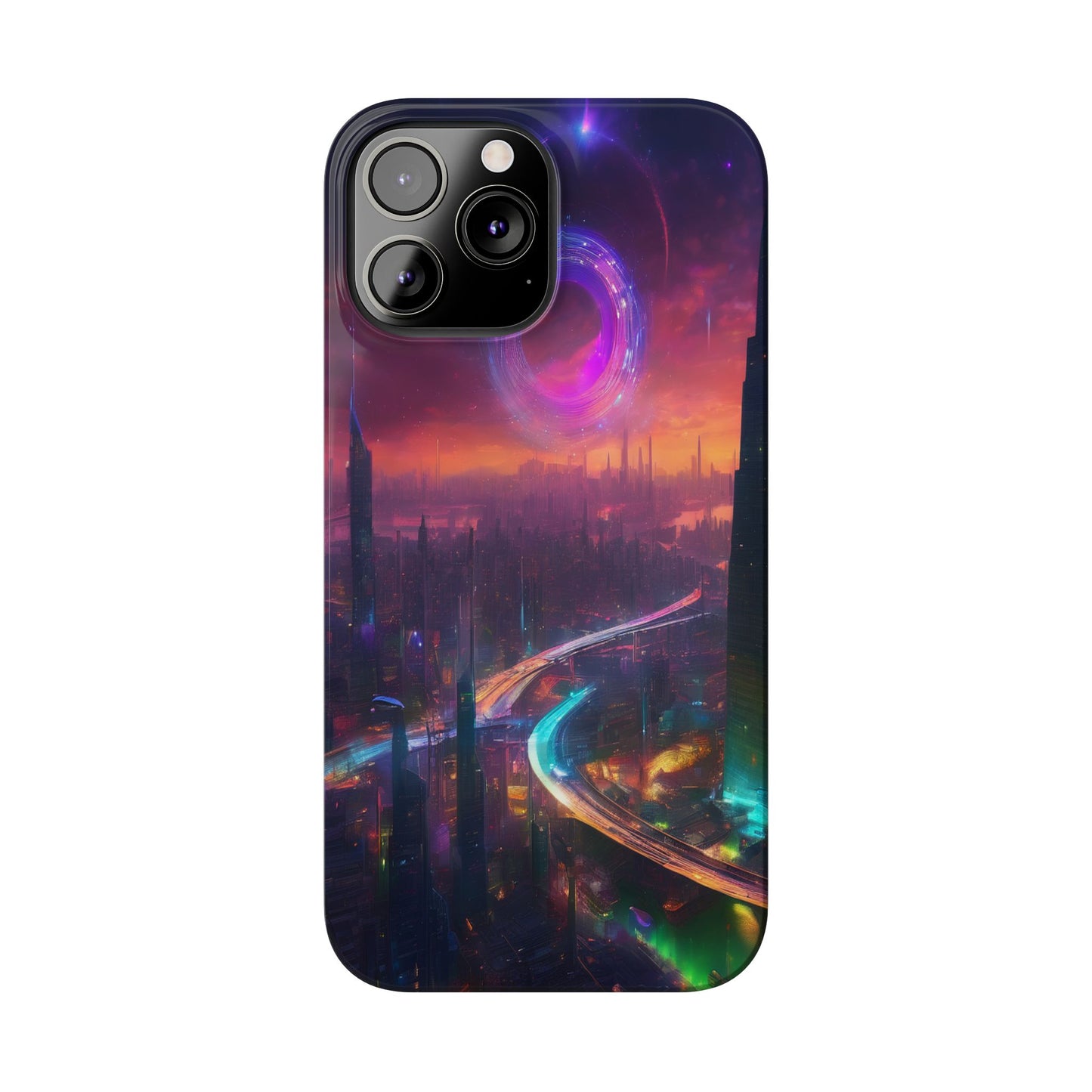 Slim Glossy Phone Case for iPhone 16 – Lexan PC