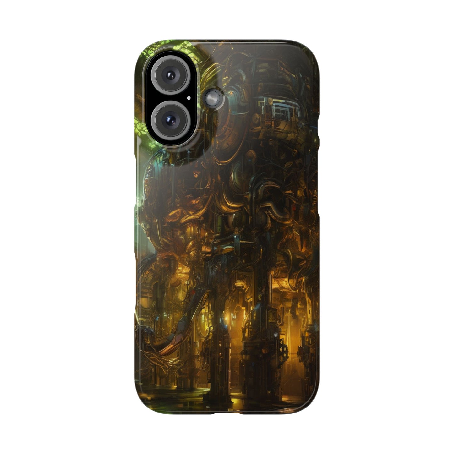 Slim Phone Case for iPhone 16 - Glossy Ultra-Thin Polycarbonate