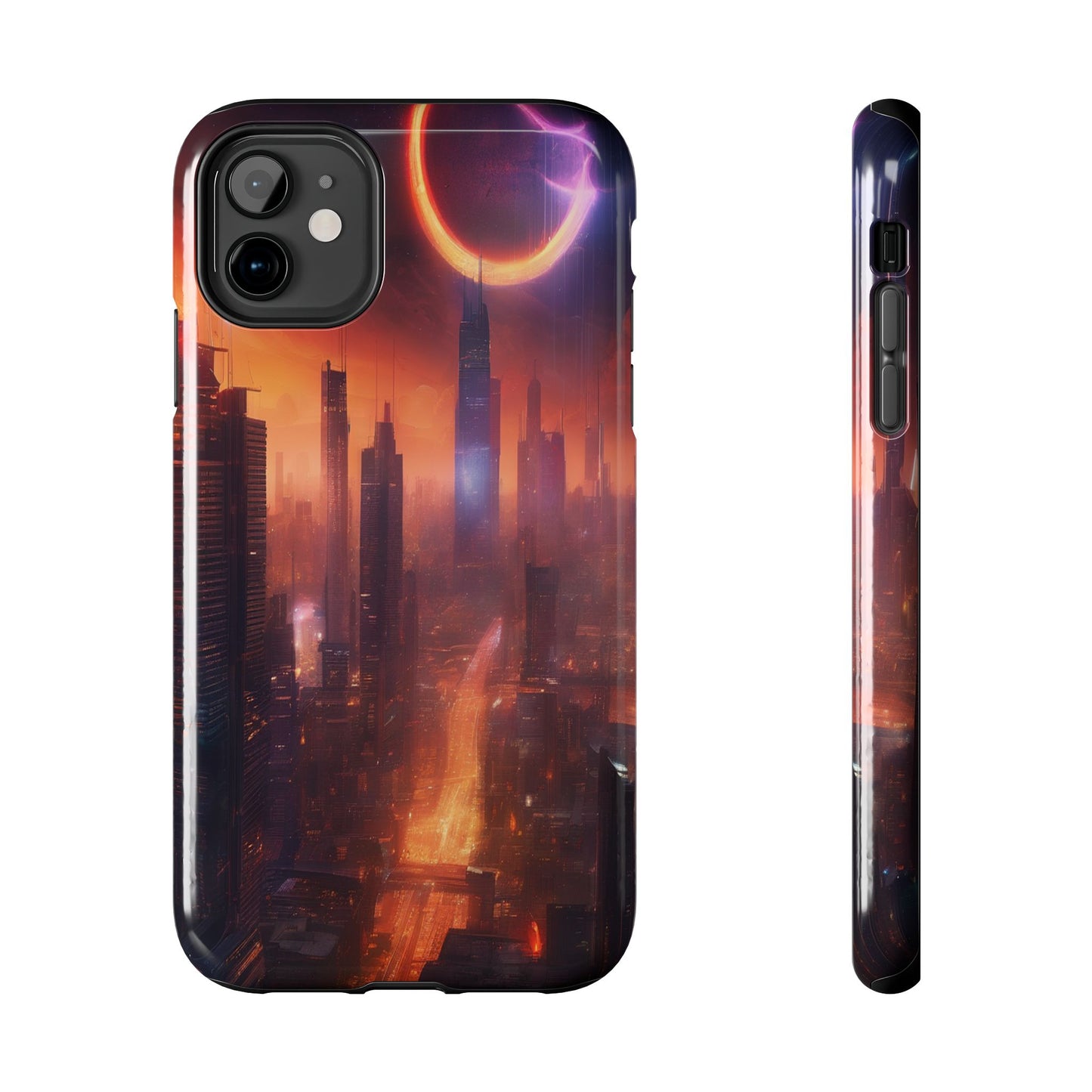Rugged Phone Case - Impact-Resistant Dual-Layer TPU/PC, Glossy