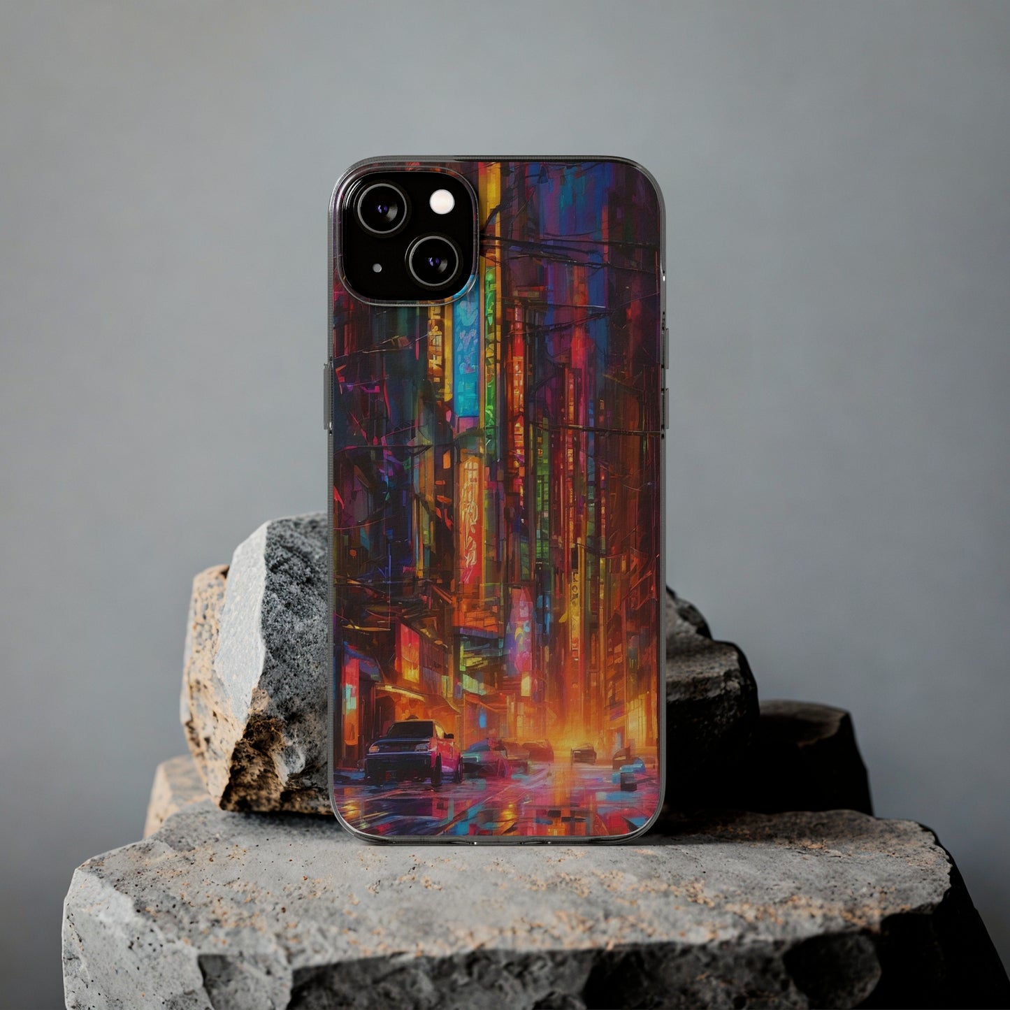 Clear Silicone Phone Case - Slim, Durable, Open-Port Design