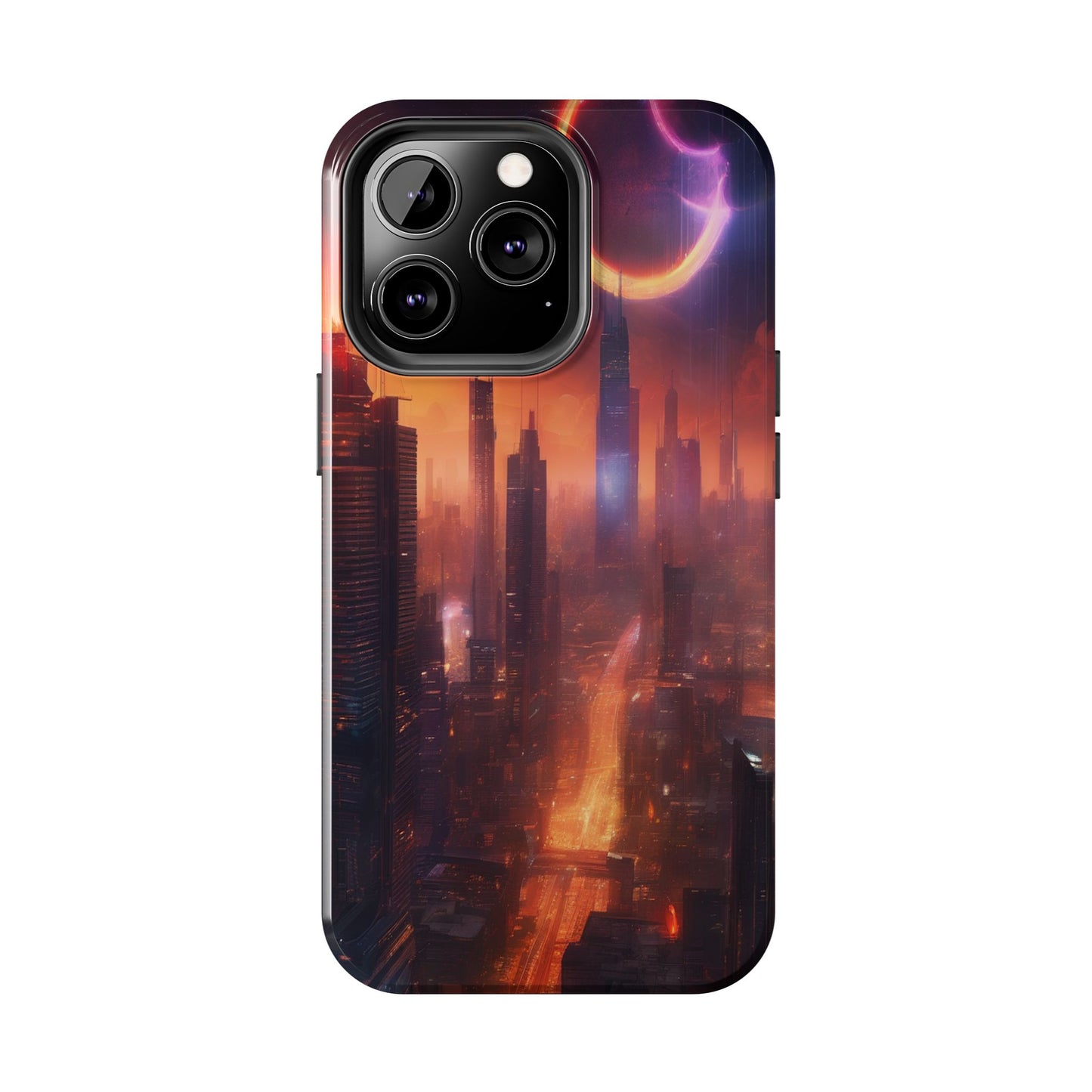 Rugged Phone Case - Impact-Resistant Dual-Layer TPU/PC, Glossy