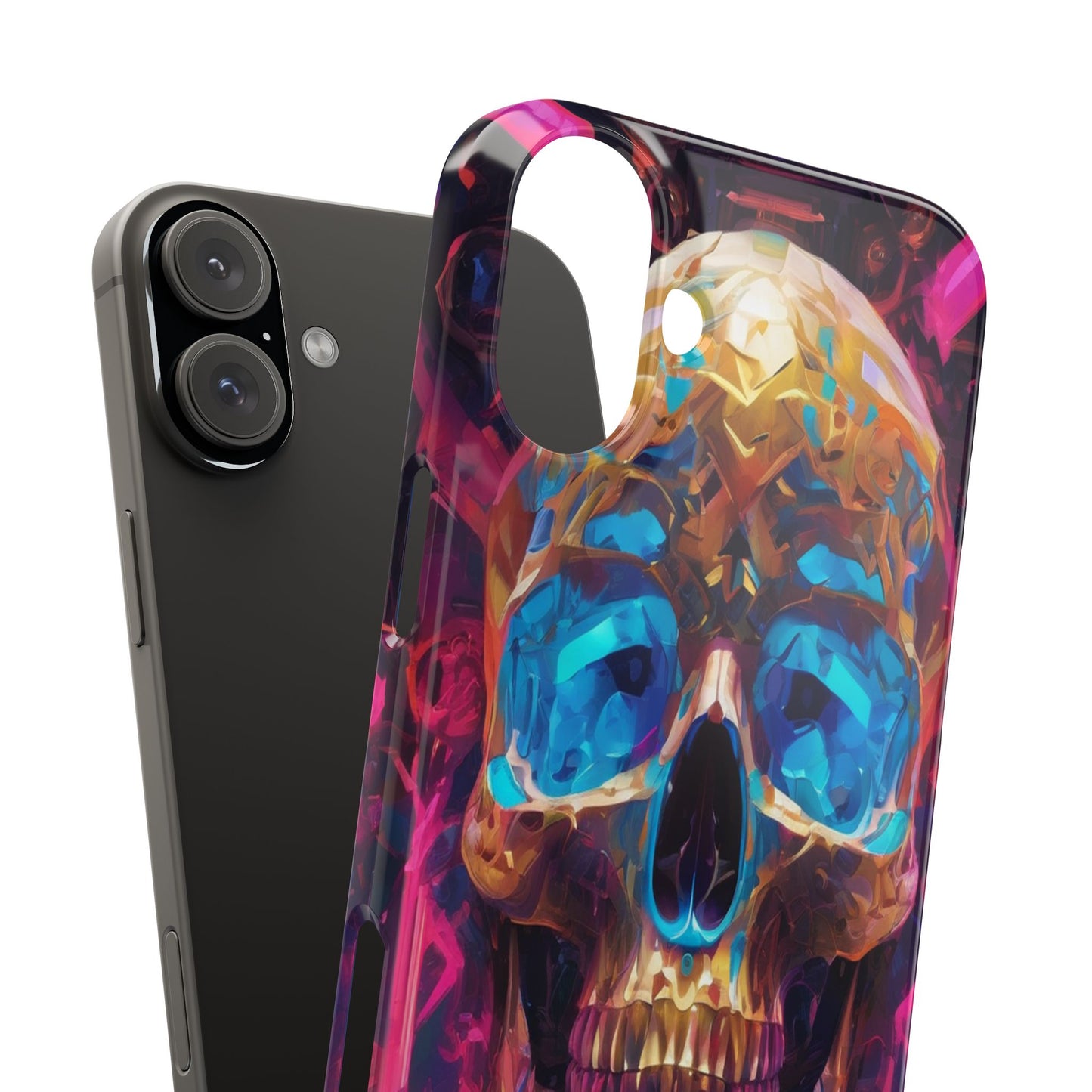 Slim Phone Case for iPhone 16 – Glossy Lexan Shield