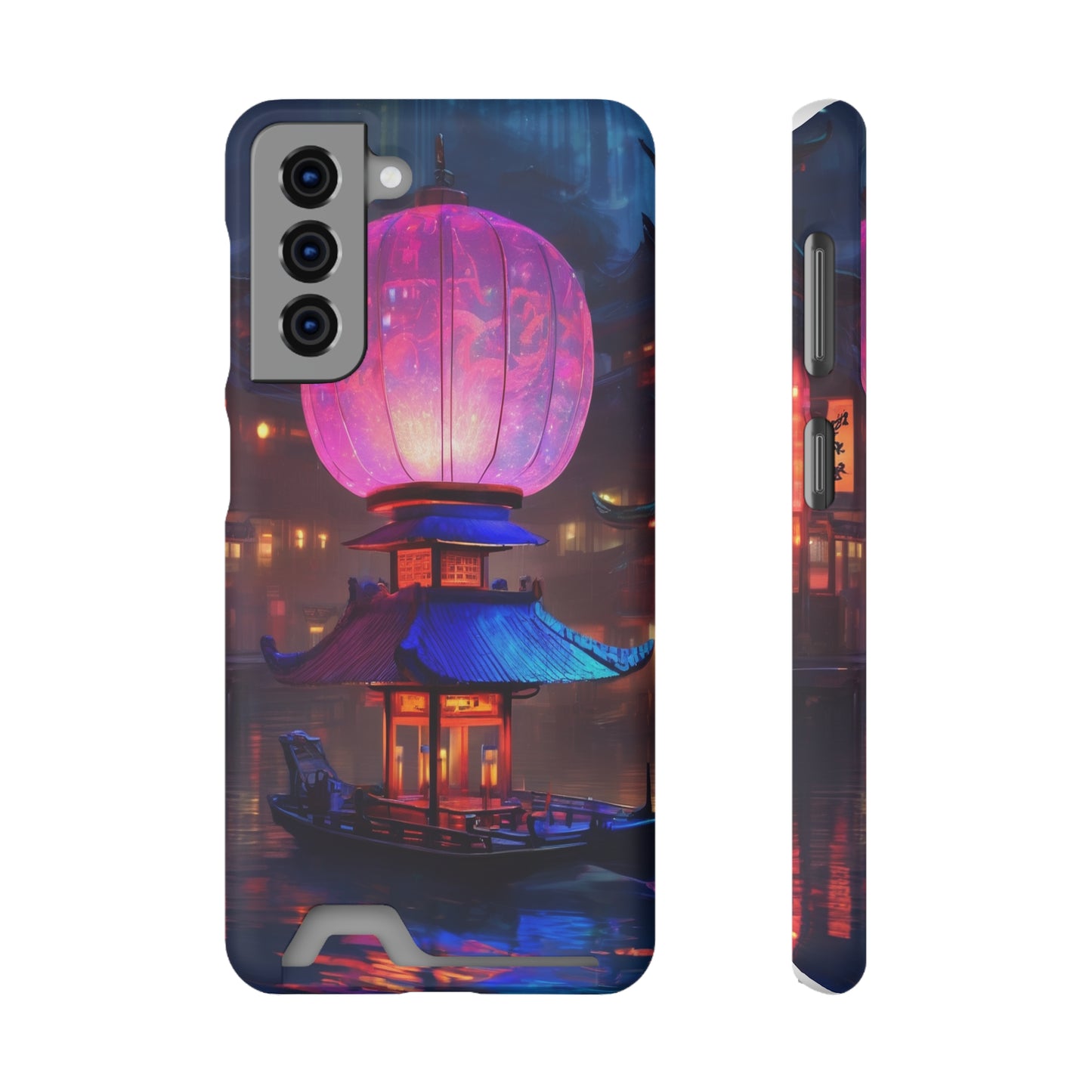 Neon Card Holder Phone Case - MagSafe, 1 Card Slot, Polycarbonate