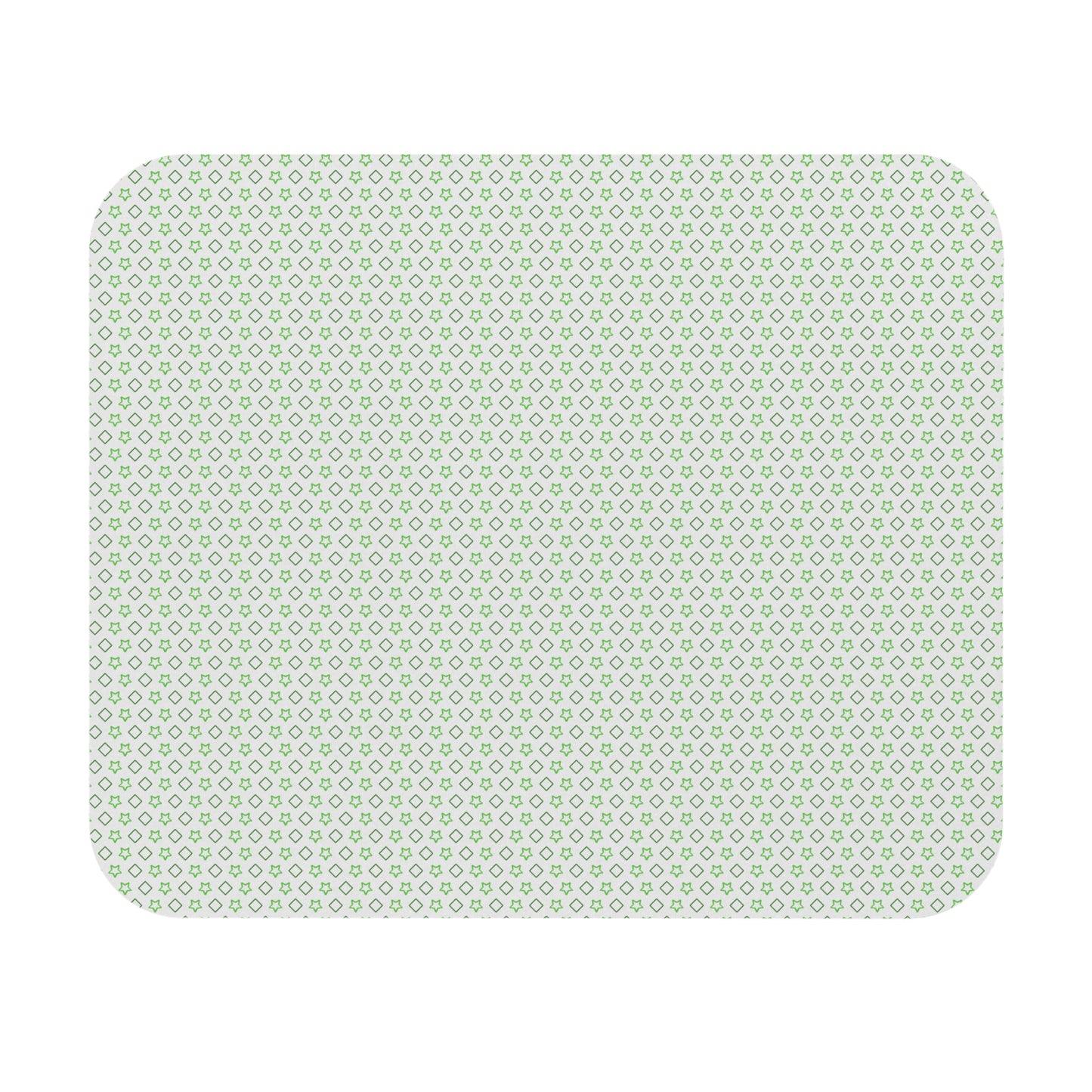 Neon Gaming Mouse Pad - Rectangular, 1/16 in Thick, Rubber Base