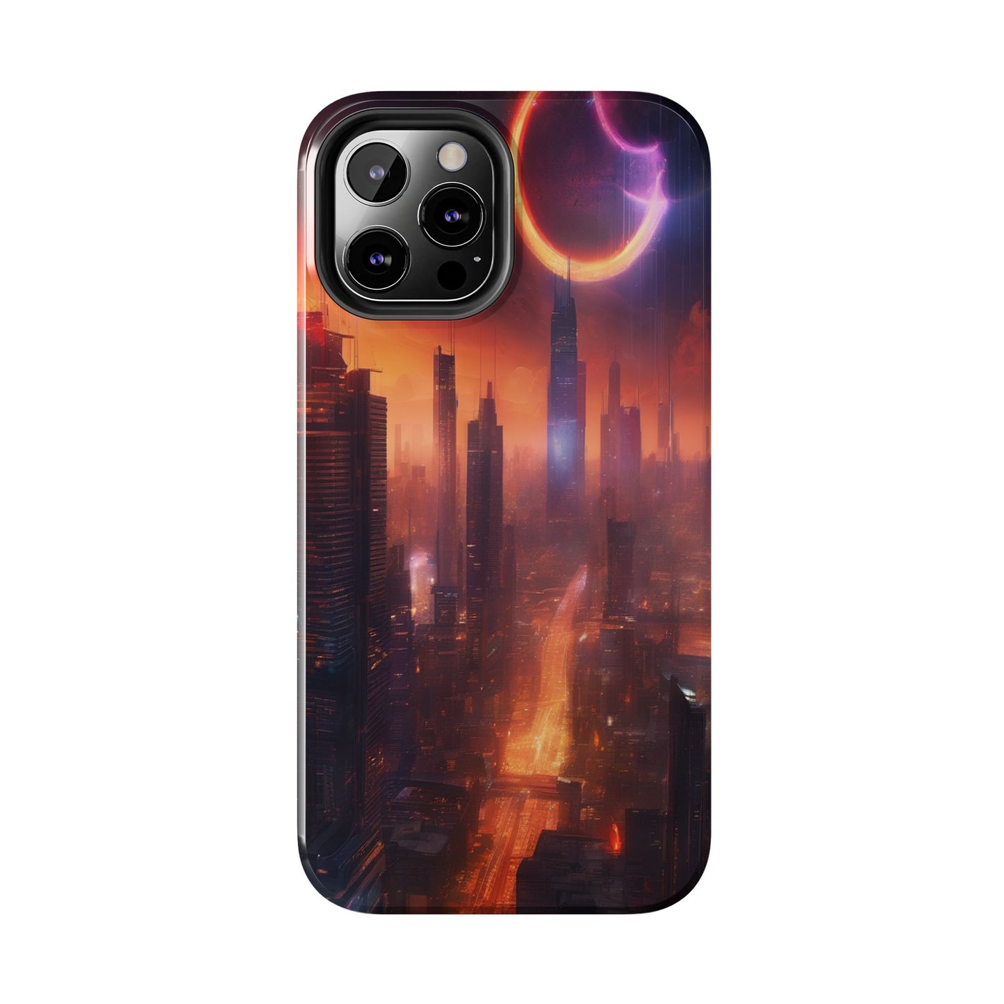 Rugged Phone Case - Impact-Resistant Dual-Layer TPU/PC, Glossy