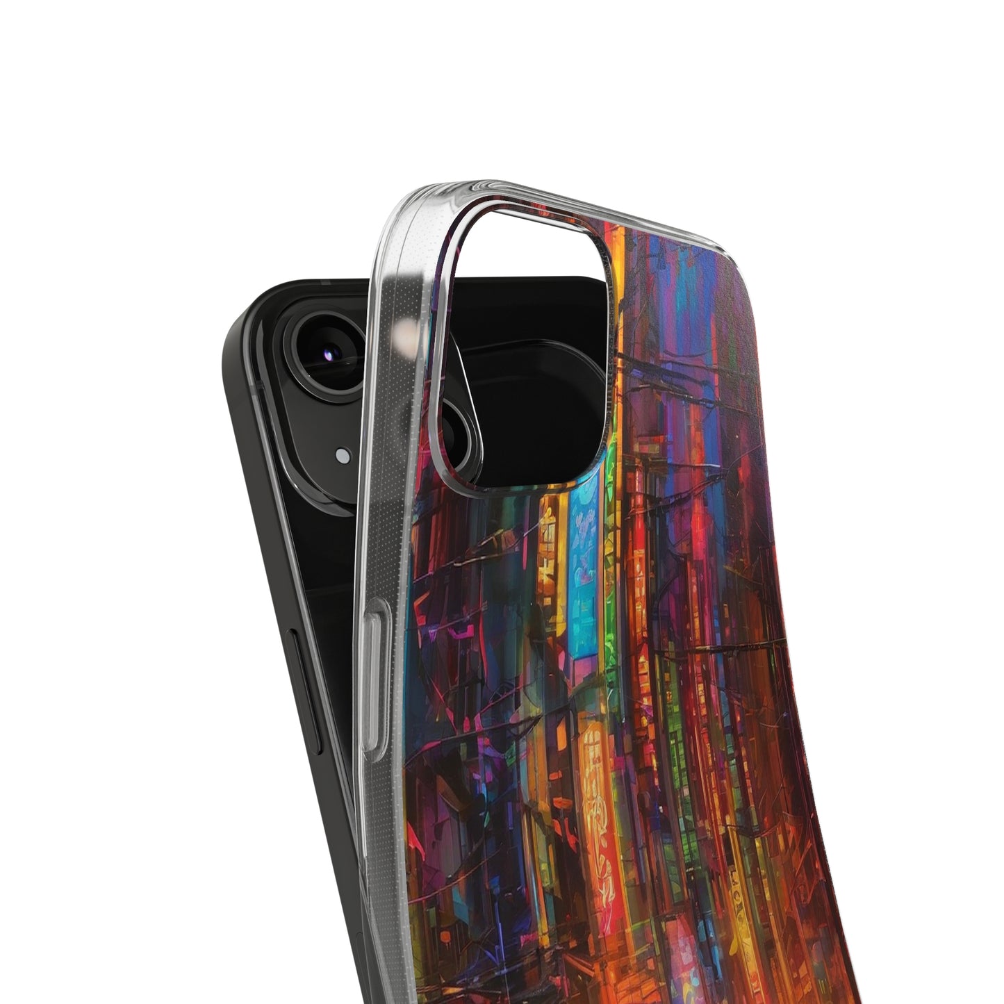 Clear Silicone Phone Case - Slim, Durable, Open-Port Design