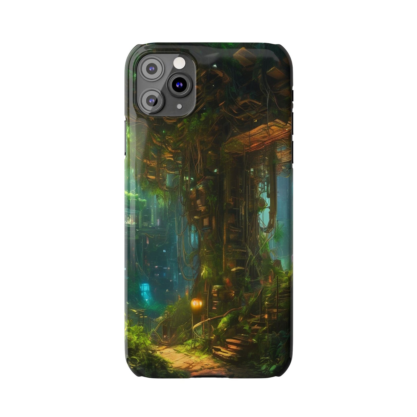 Neon Slim Phone Case for iPhone 16 Glossy Lexan