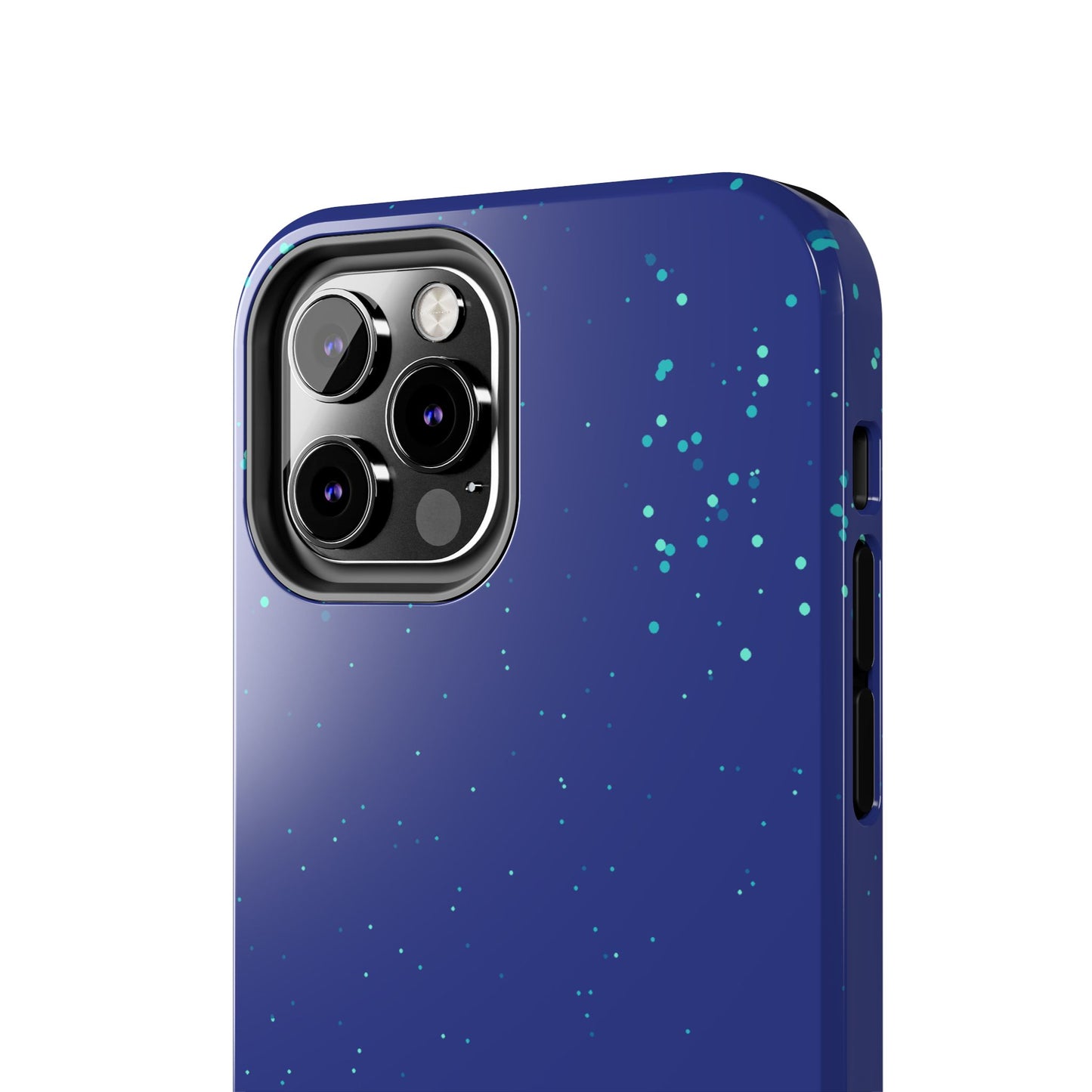 Blue Abstract Dot Pattern Tough Phone Cases, Case-Mate