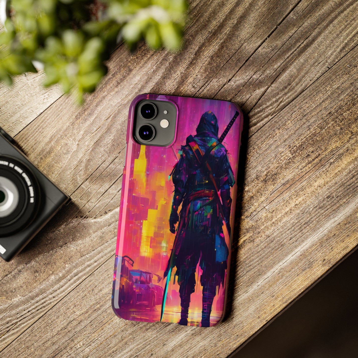 Neon Slim Phone Case for iPhone 16 - Glossy Lexan Finish
